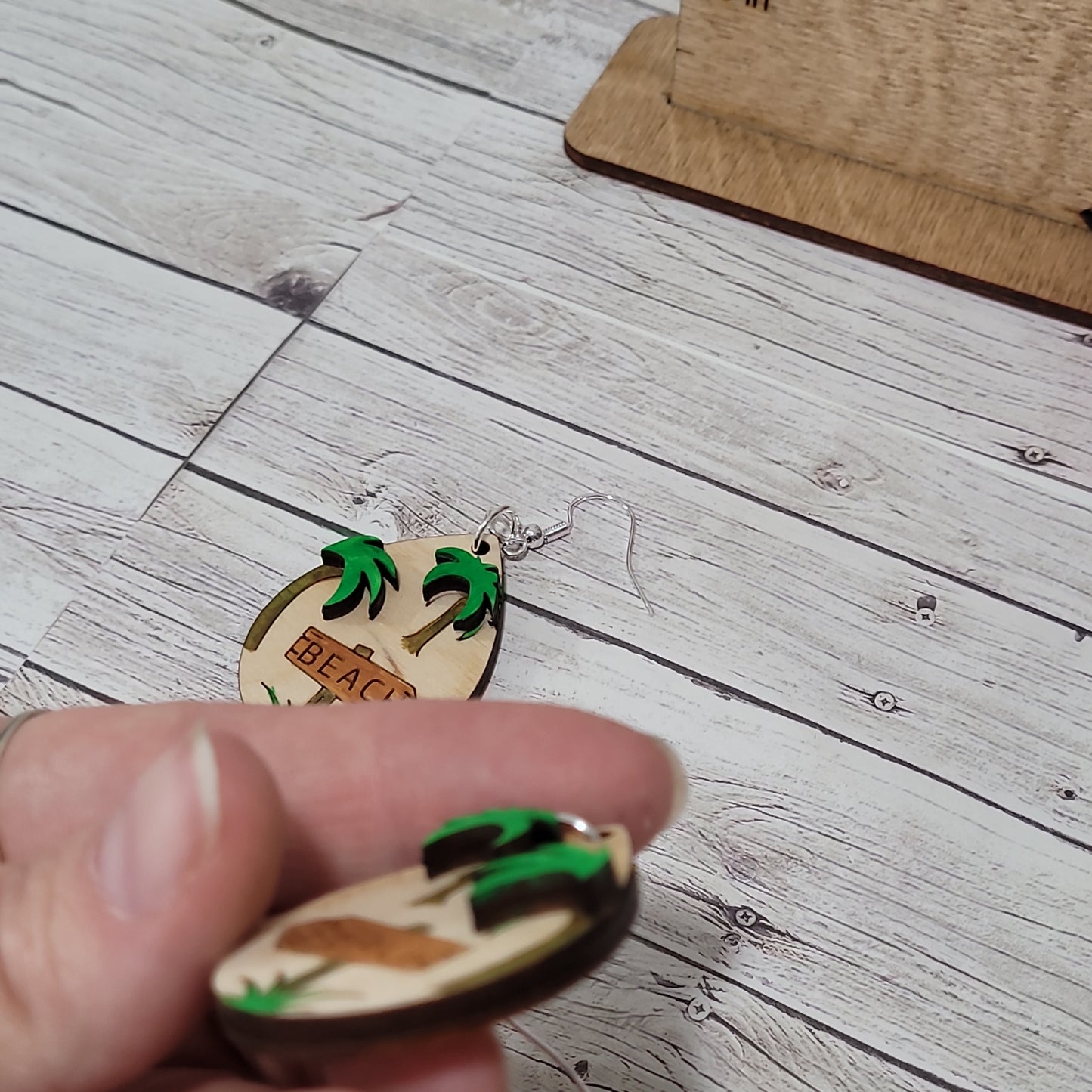 Palm Tree Earring