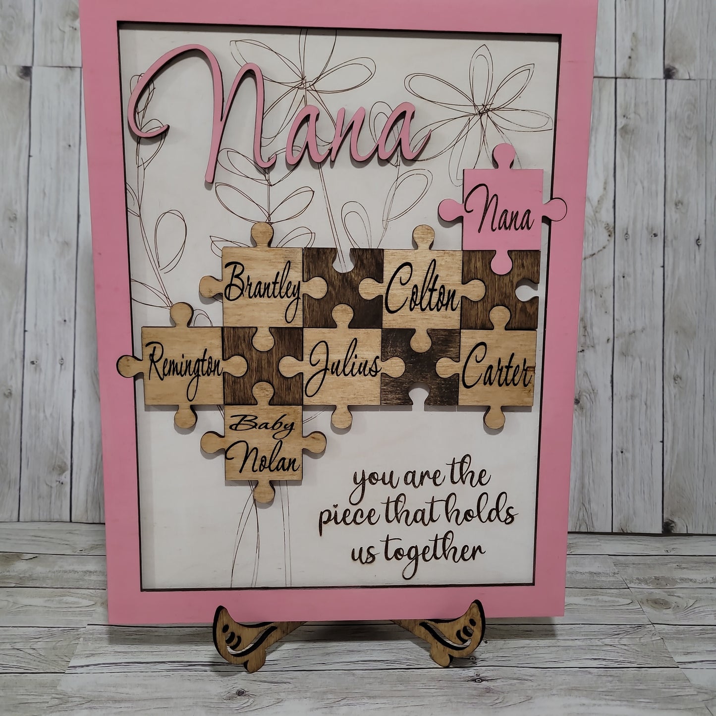 Mom Puzzle sign