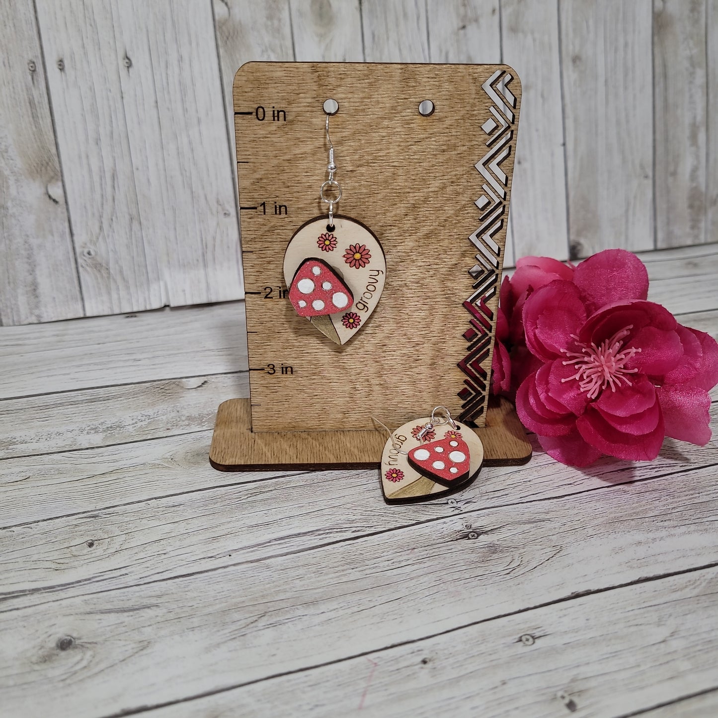 Mushroom Earrings/Groovy Earrings
