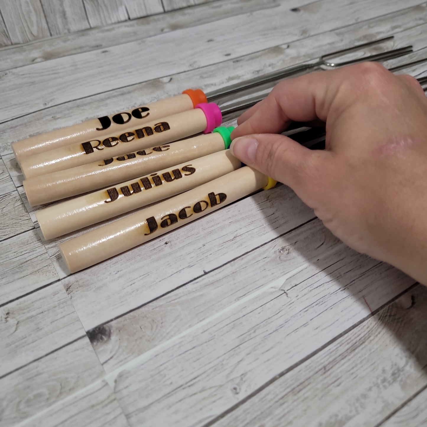 Personalized S'more sticks