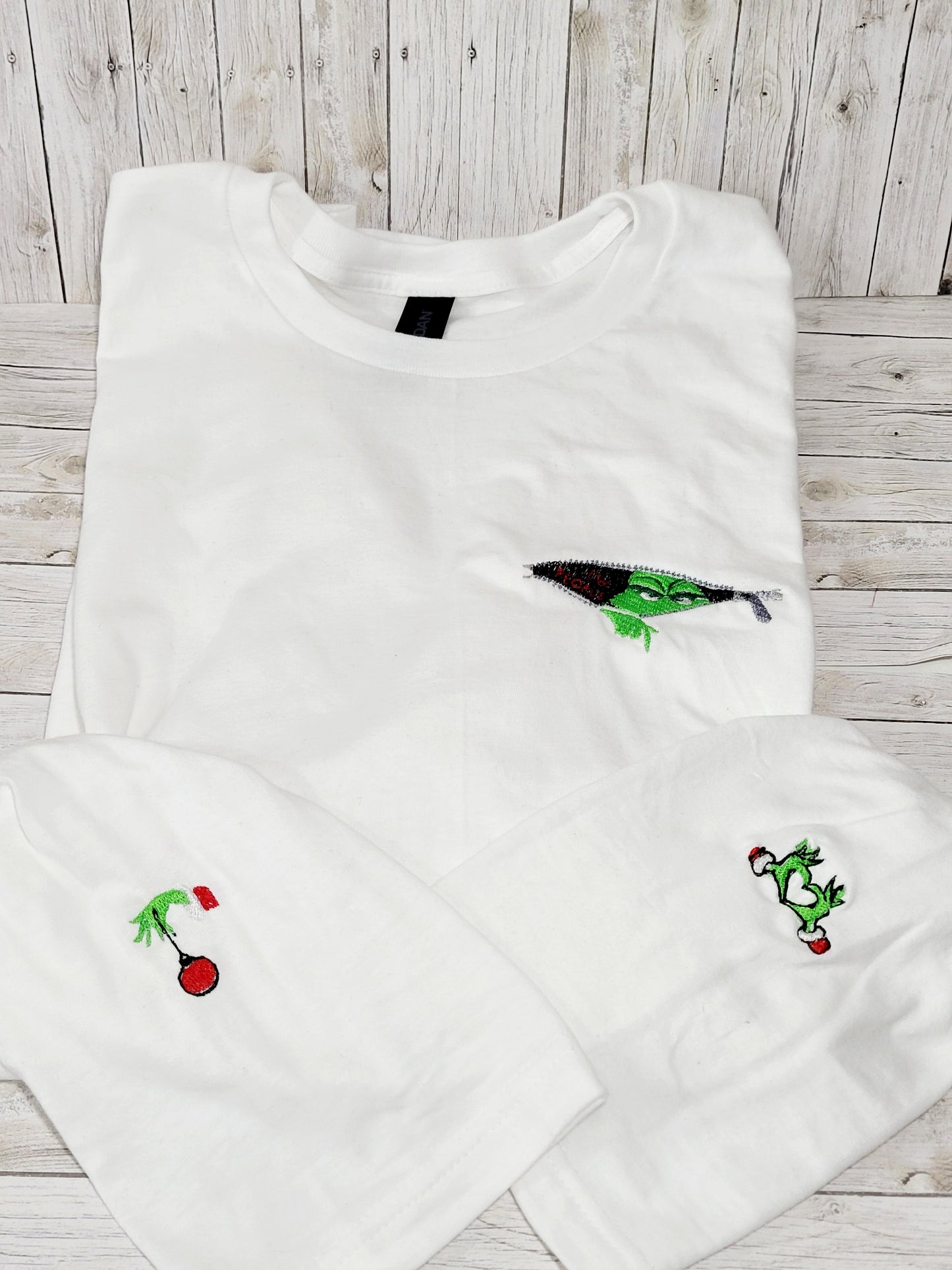 “Eww, People” Embroidered Long Sleeve Shirt – Funny Holiday Top