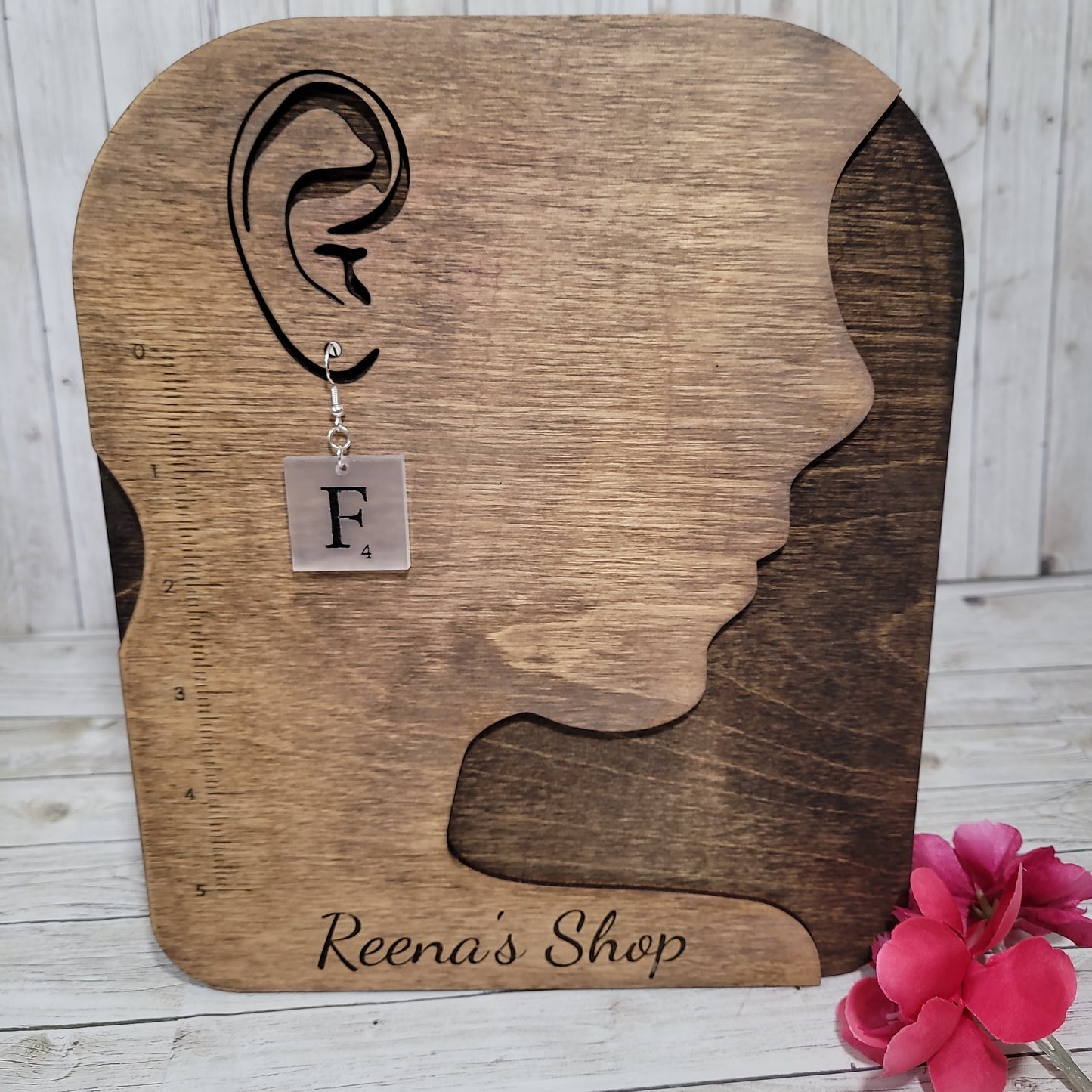 FU Letter Tile Earrings – Funny Statement Jewelry 🔠✨