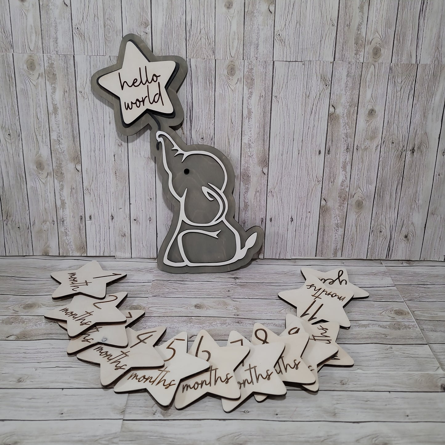 Elephant baby milestone