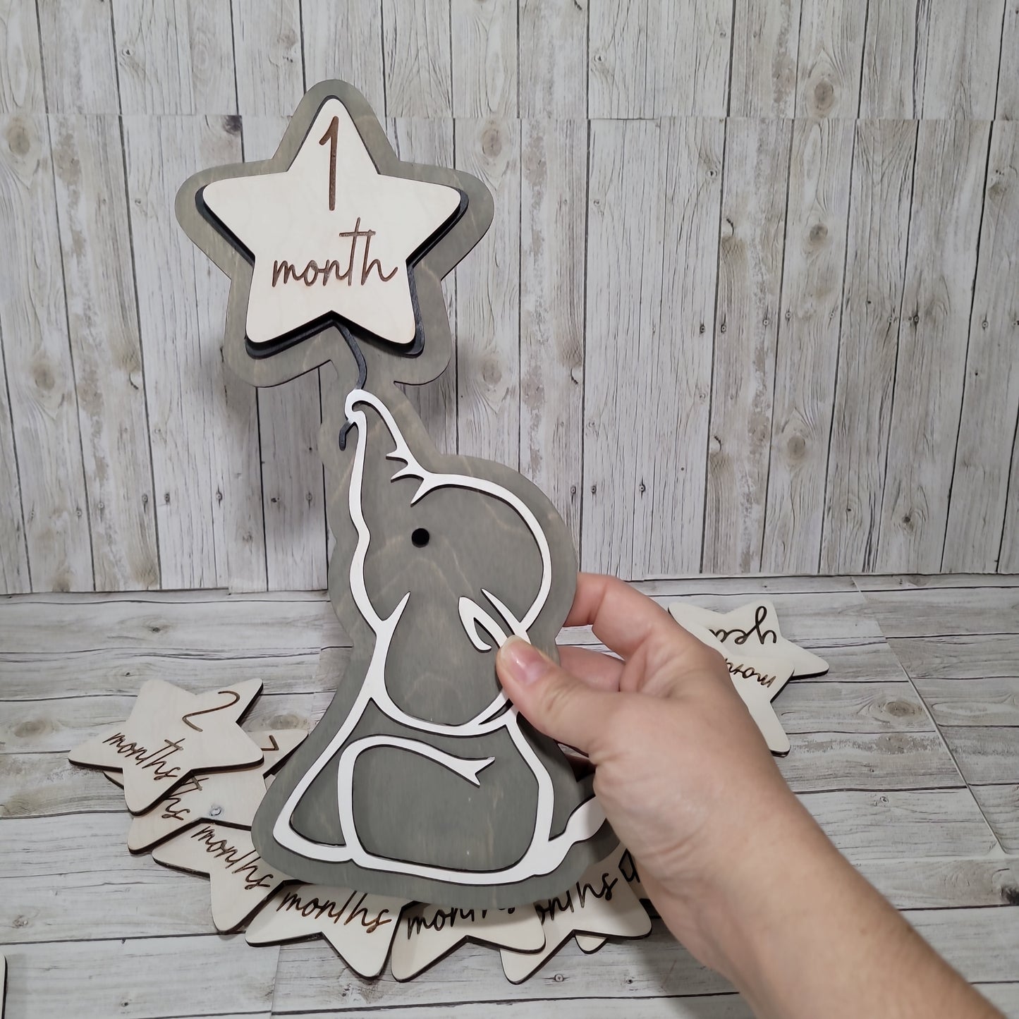 Elephant baby milestone