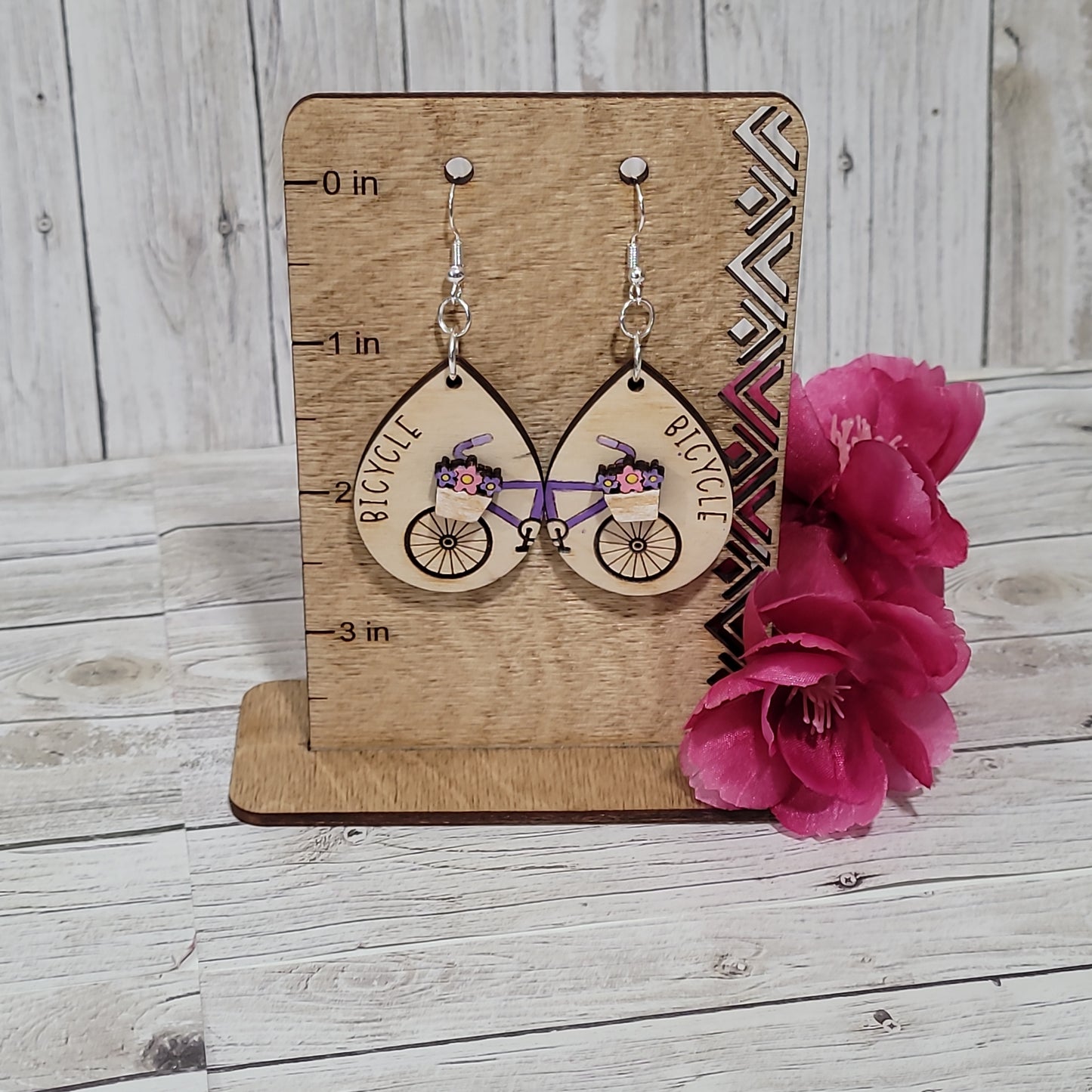 Bike Earrings