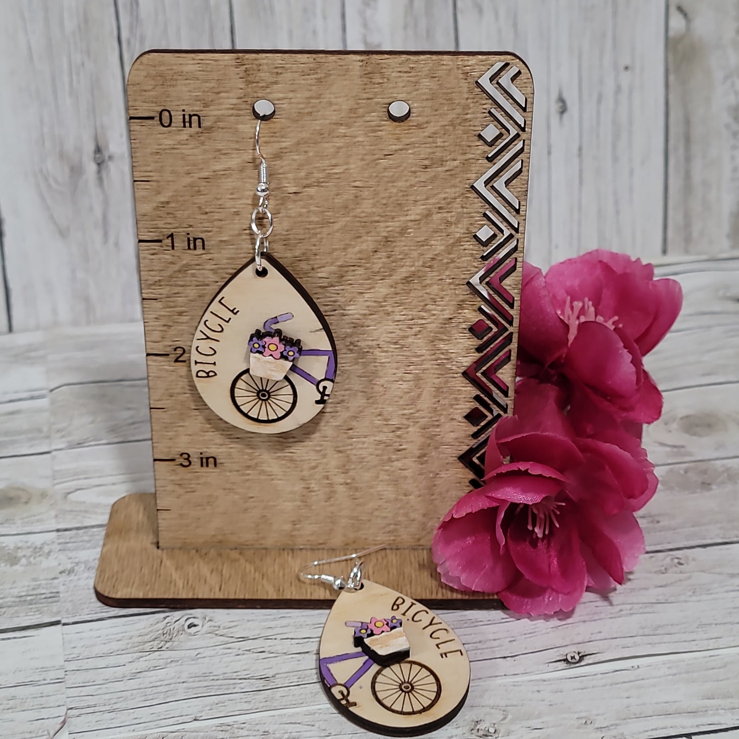 Bike Earrings