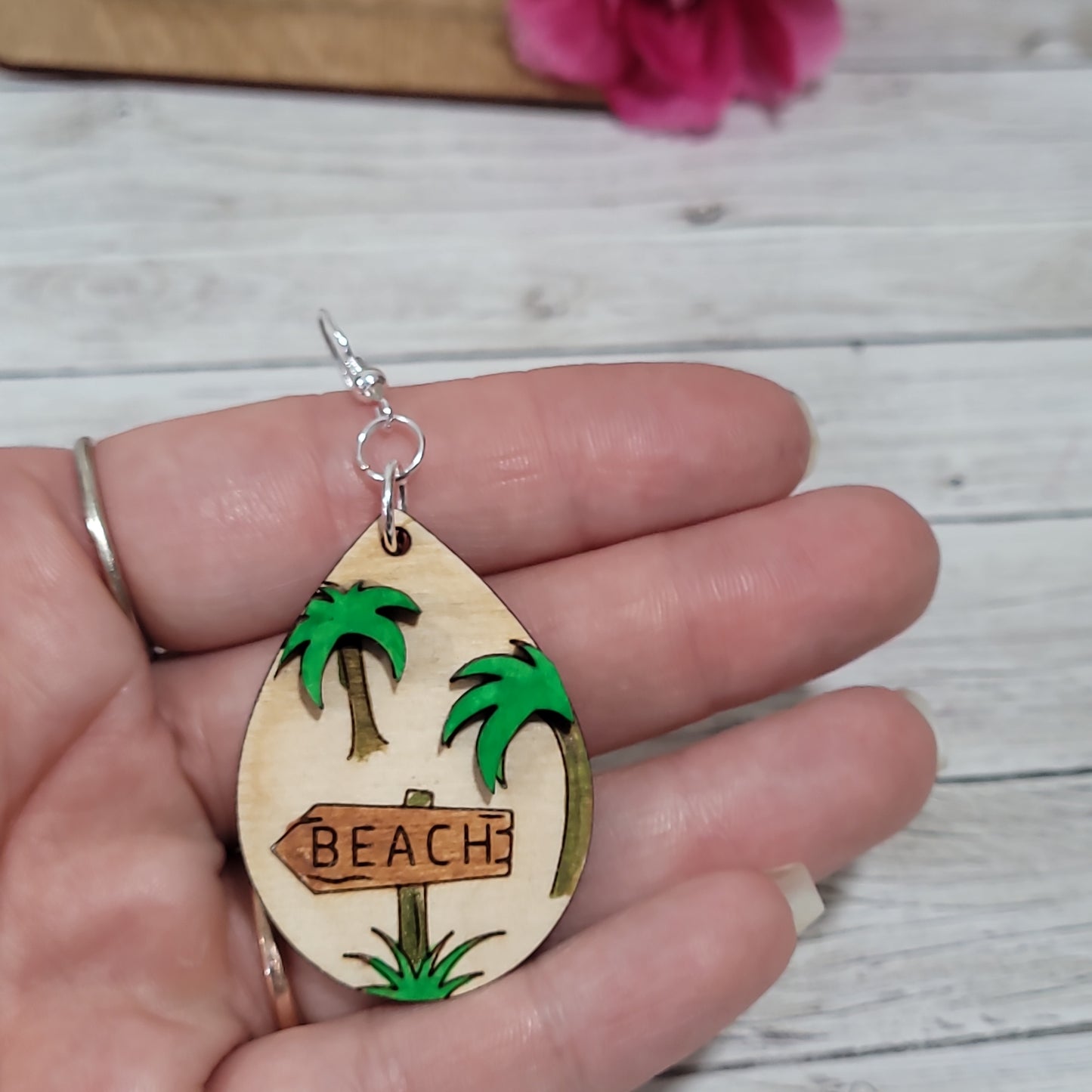 Palm Tree Earring