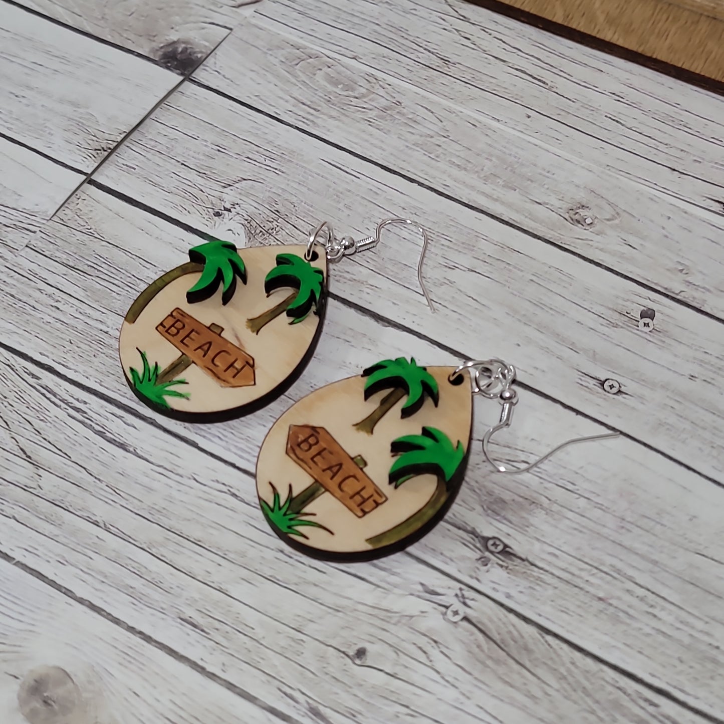 Palm Tree Earring
