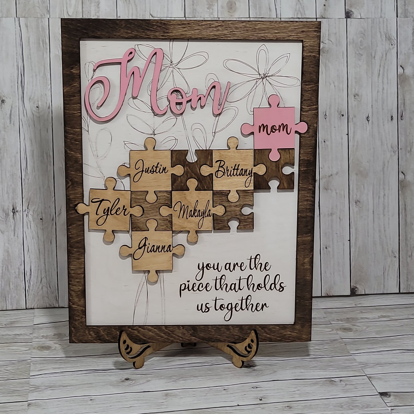Mom Puzzle sign