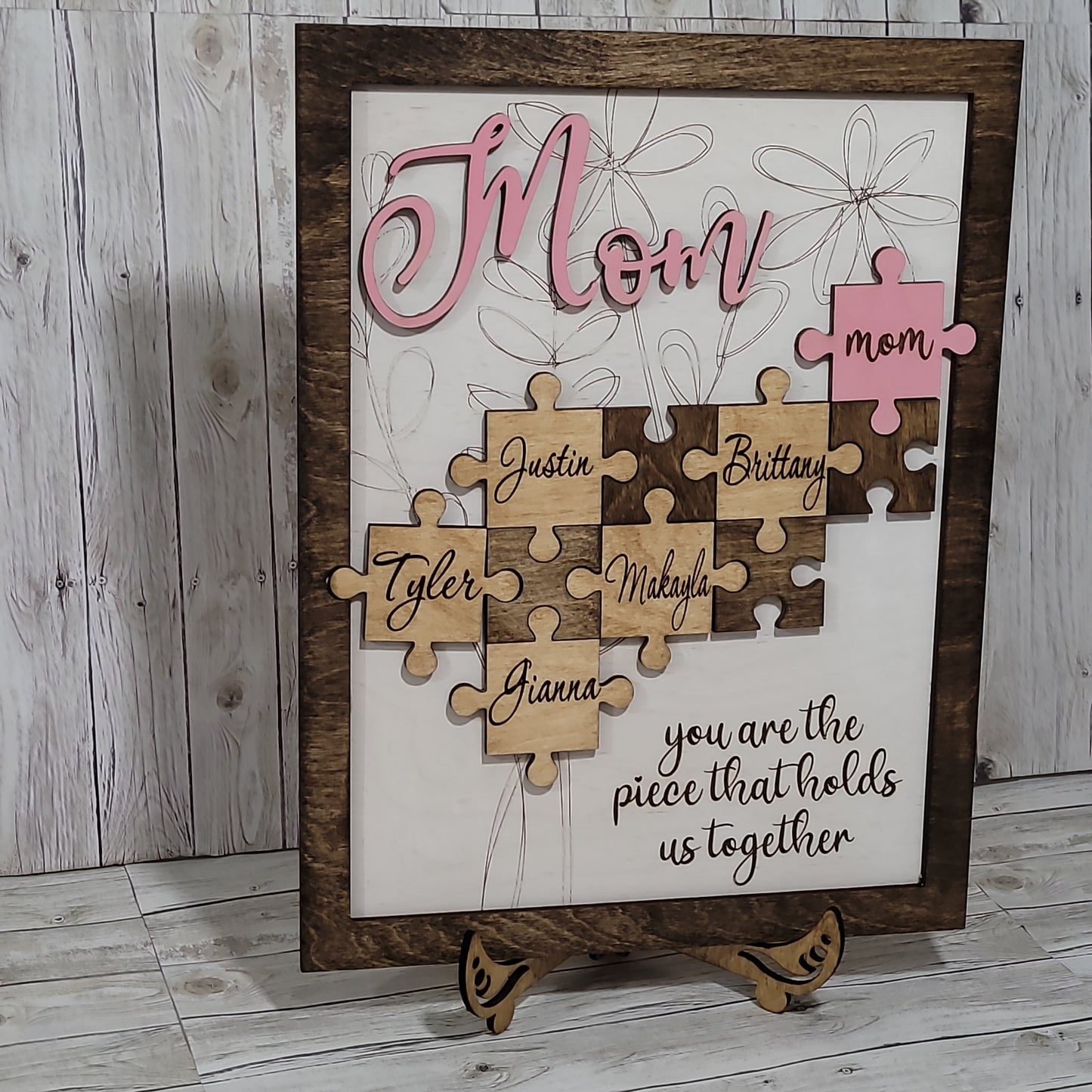 Mom Puzzle sign
