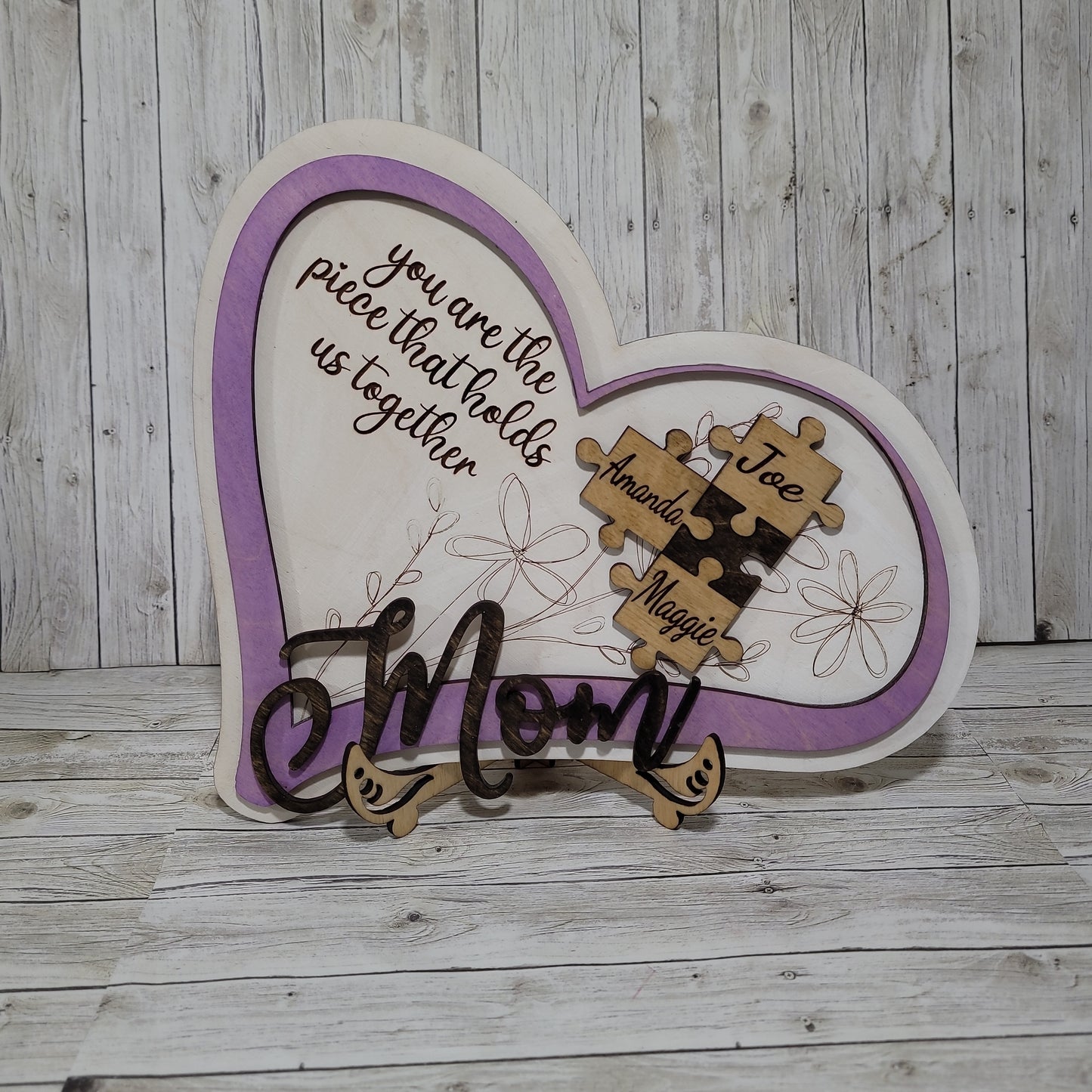 Mother's Day Heart Puzzle