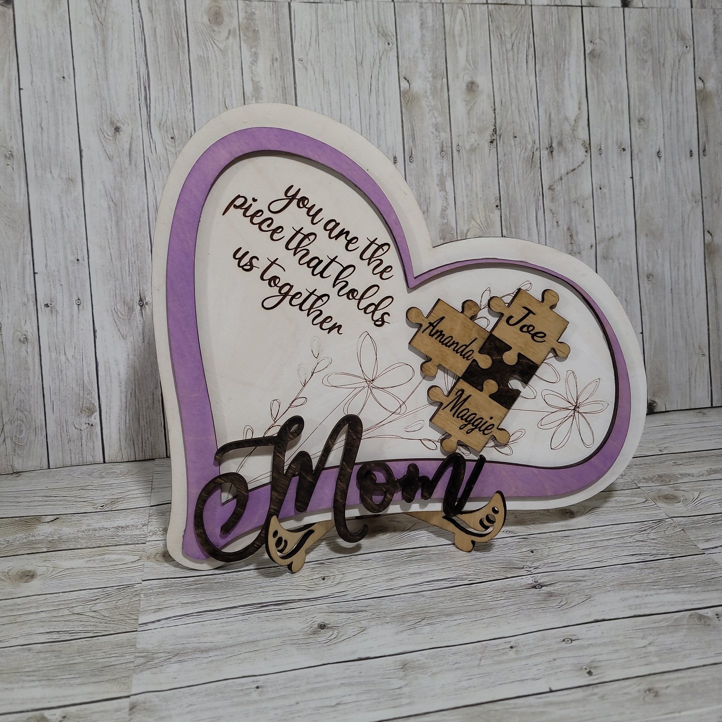 Mother's Day Heart Puzzle