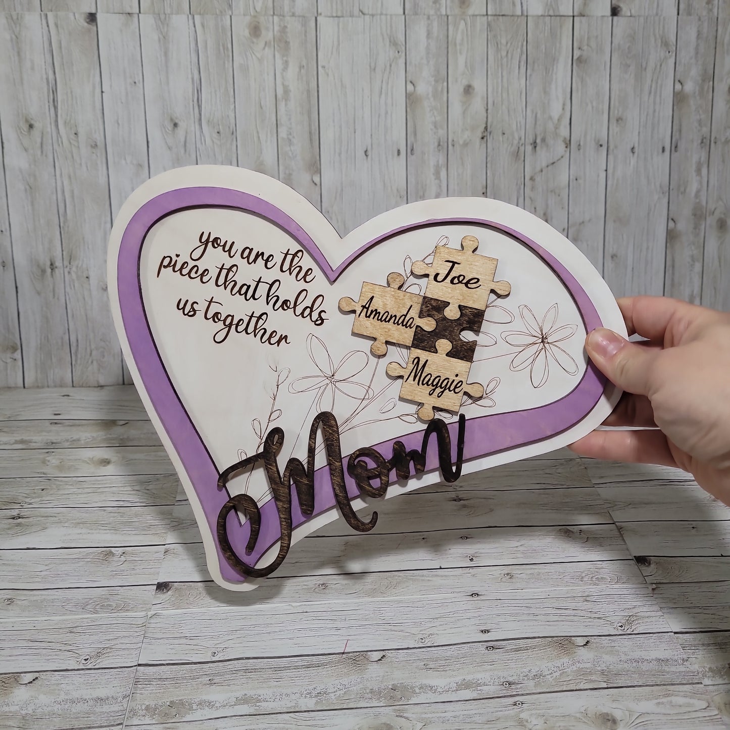 Mother's Day Heart Puzzle