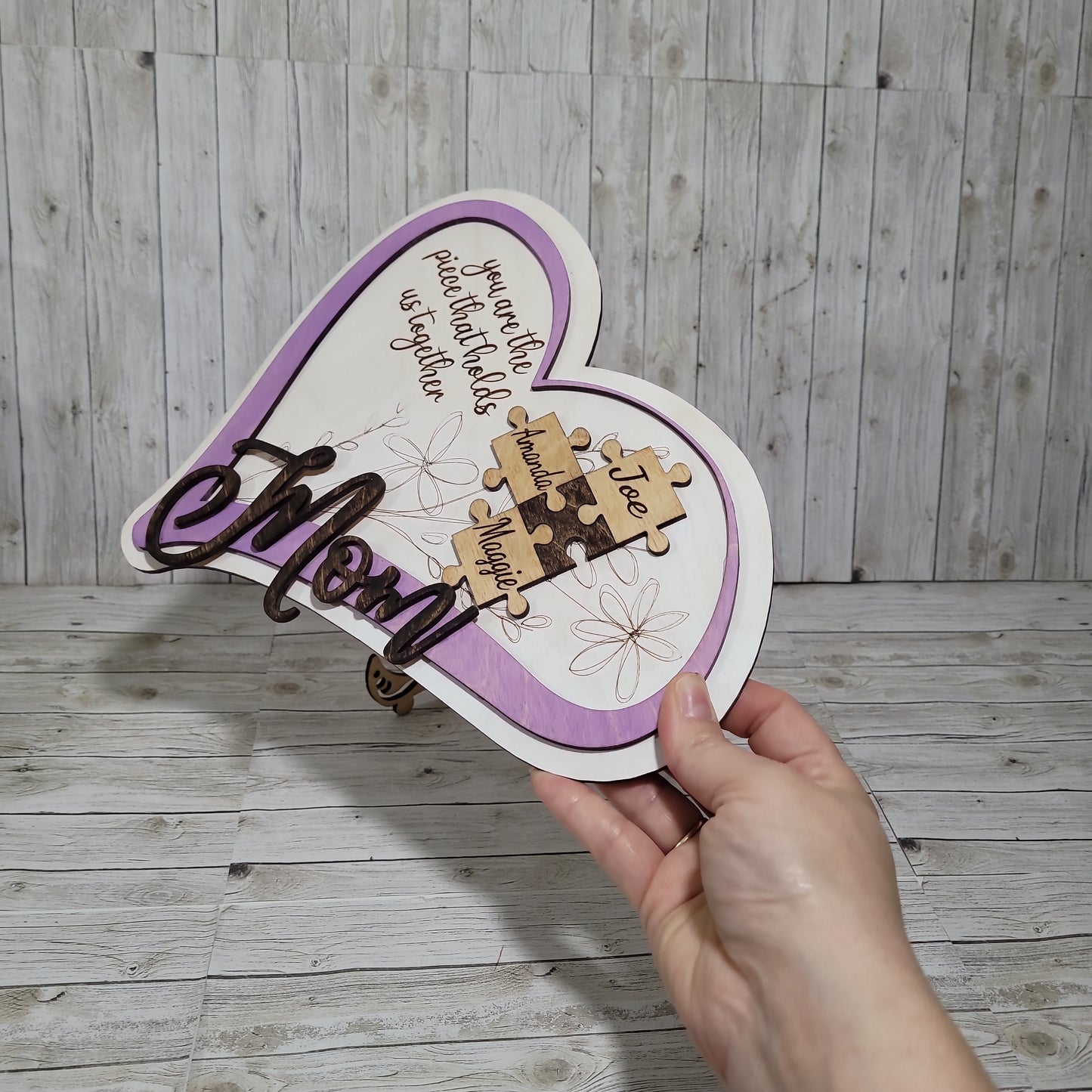 Mother's Day Heart Puzzle