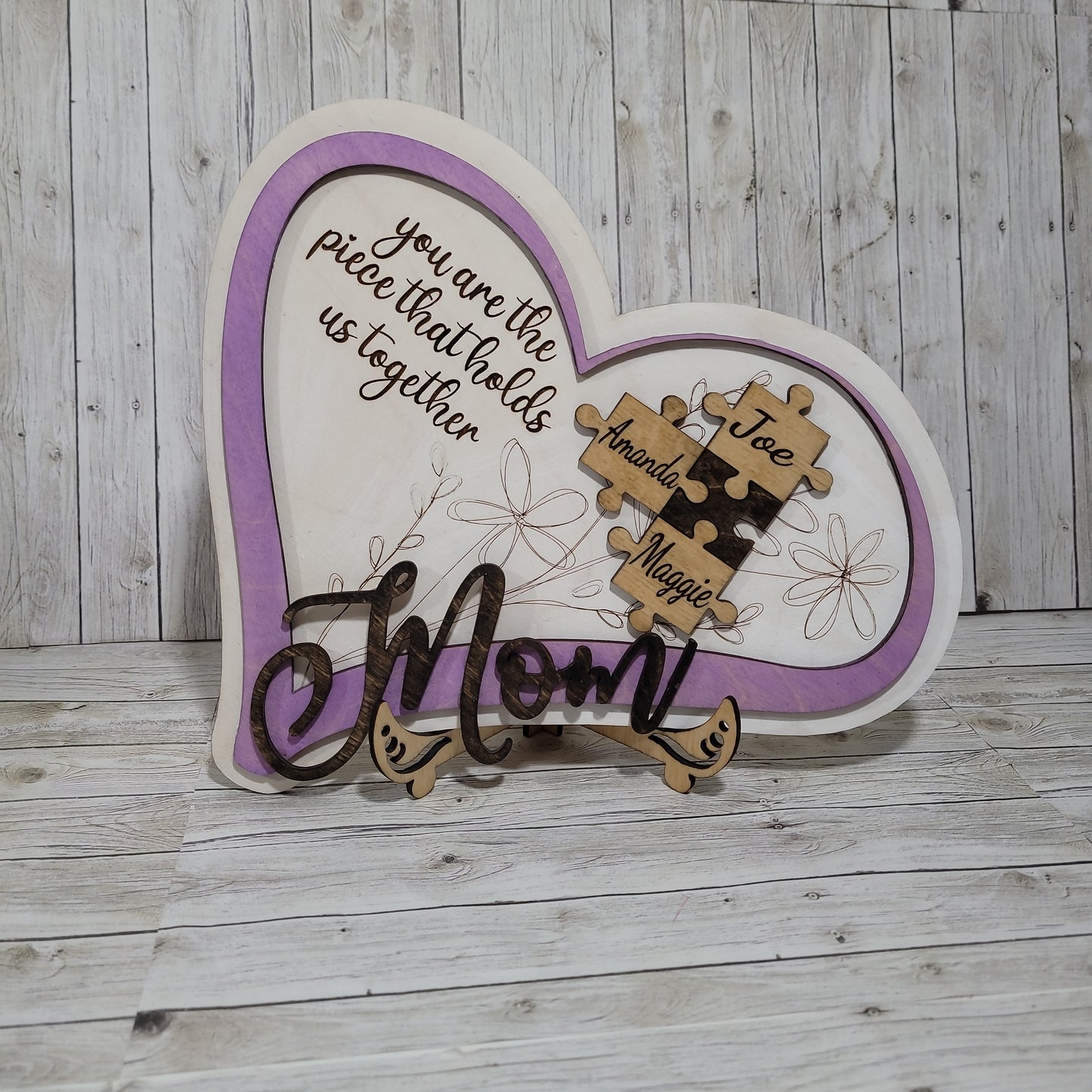 Mother's Day Heart Puzzle