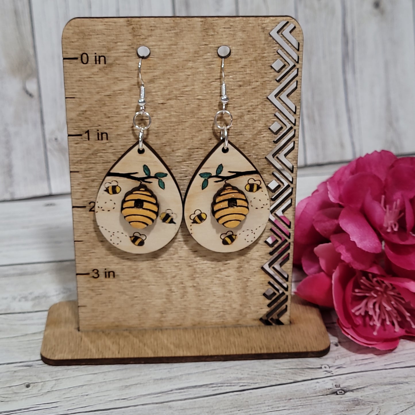 Bee Hive, Earrings