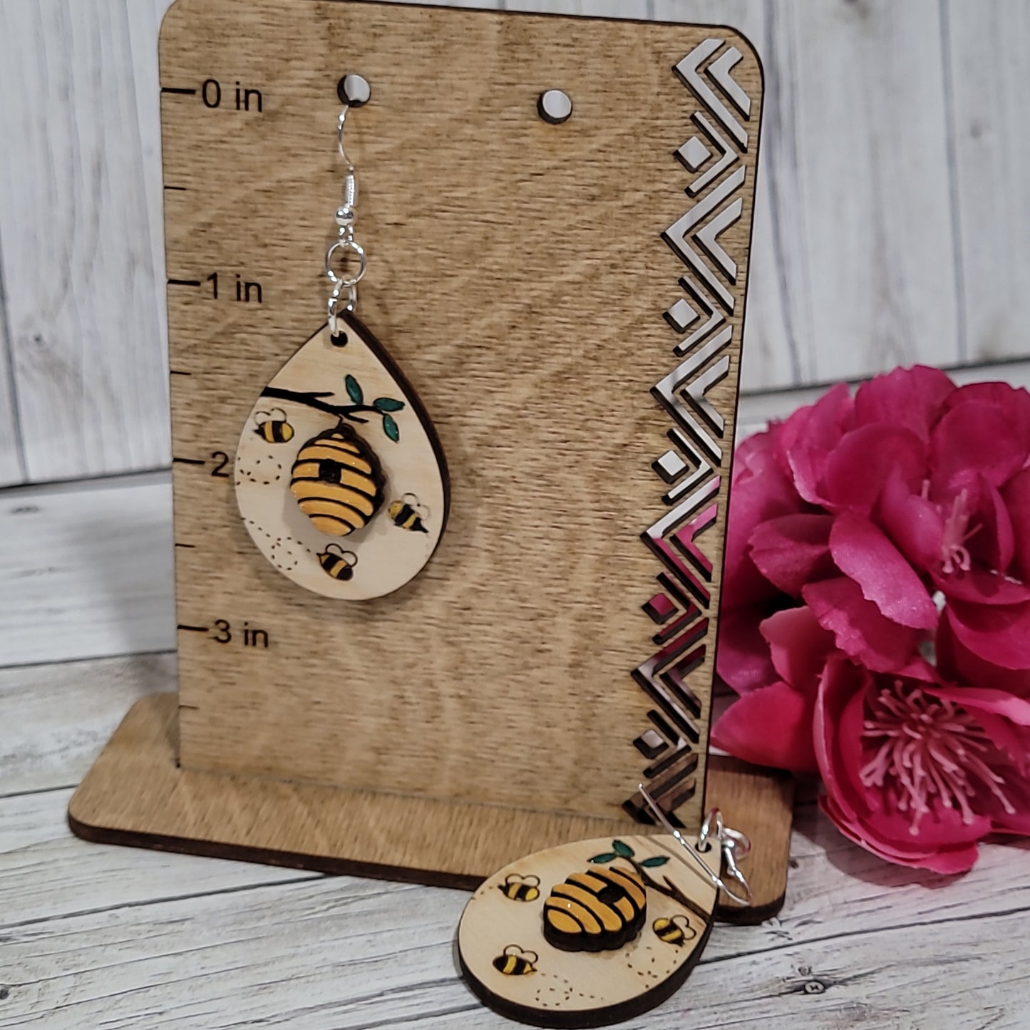 Bee Hive, Earrings