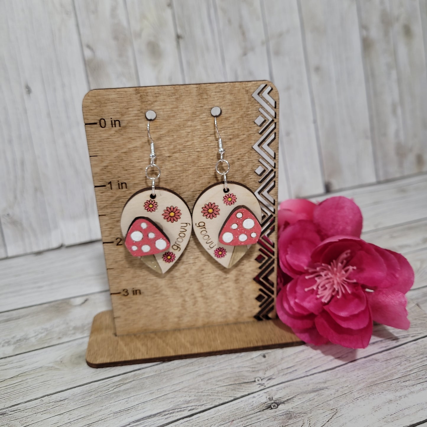 Mushroom Earrings/Groovy Earrings