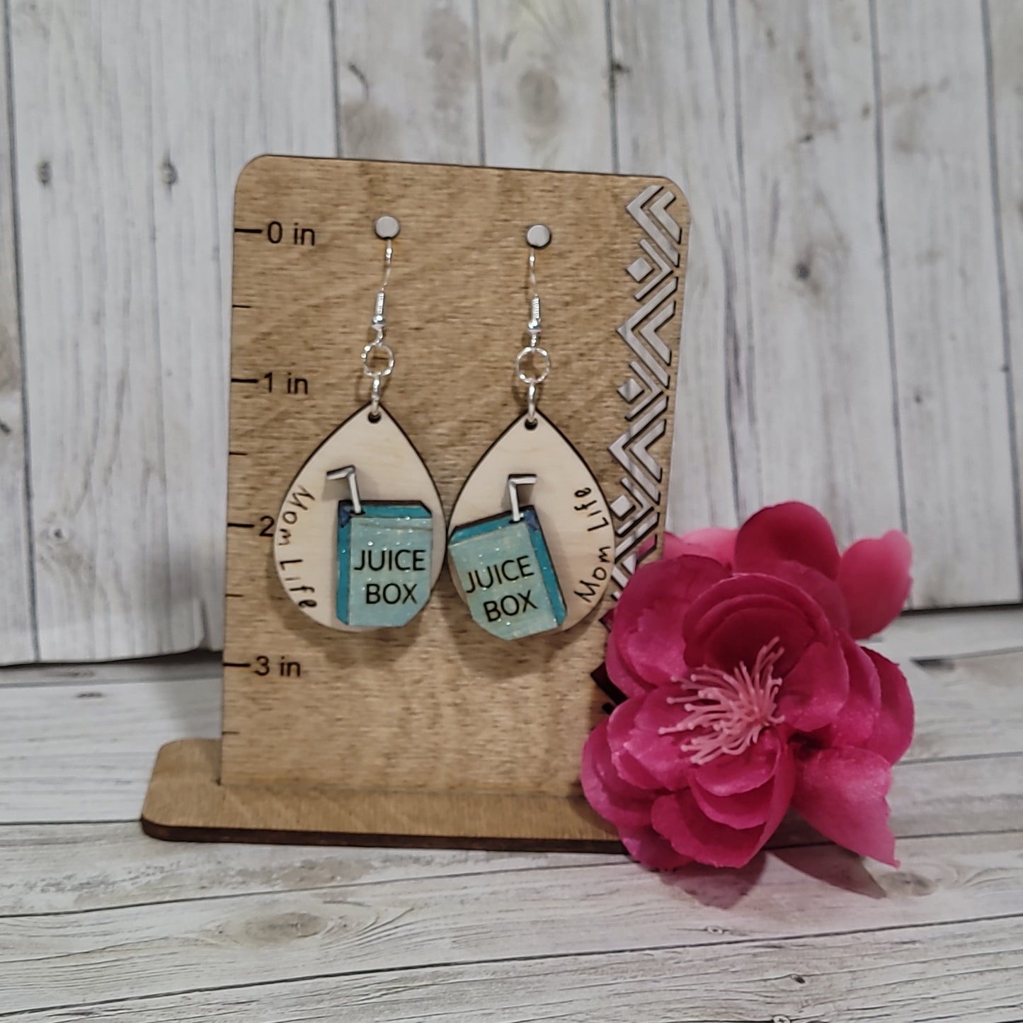 Mom Life Earrings/Juice Box Earrings