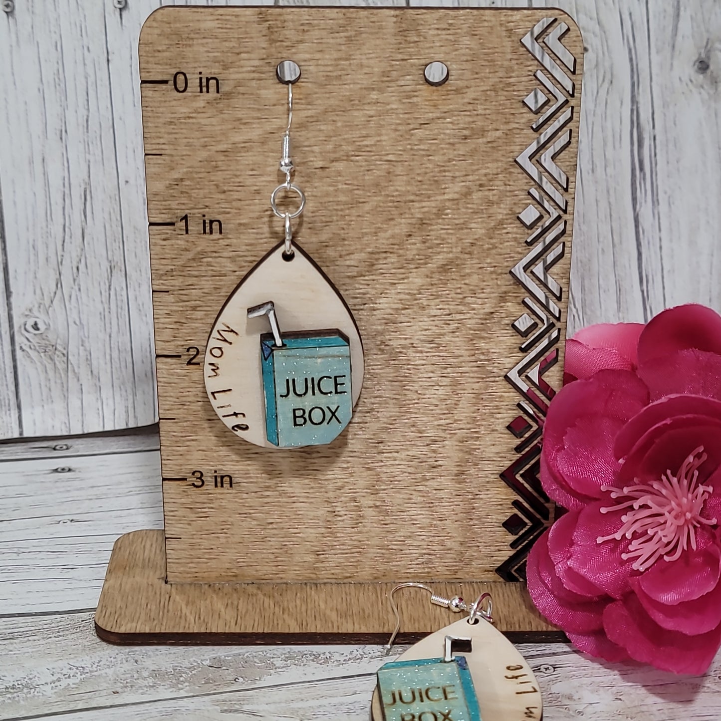 Mom Life Earrings/Juice Box Earrings
