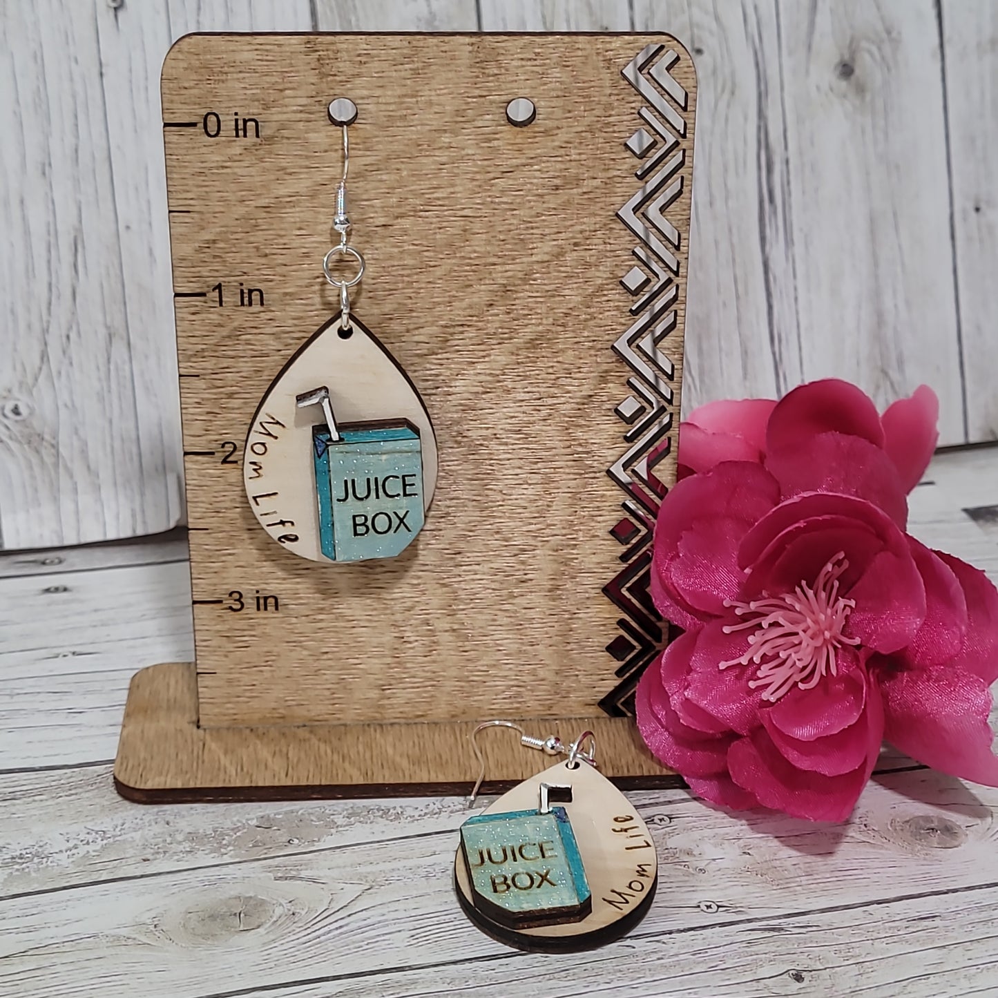 Mom Life Earrings/Juice Box Earrings