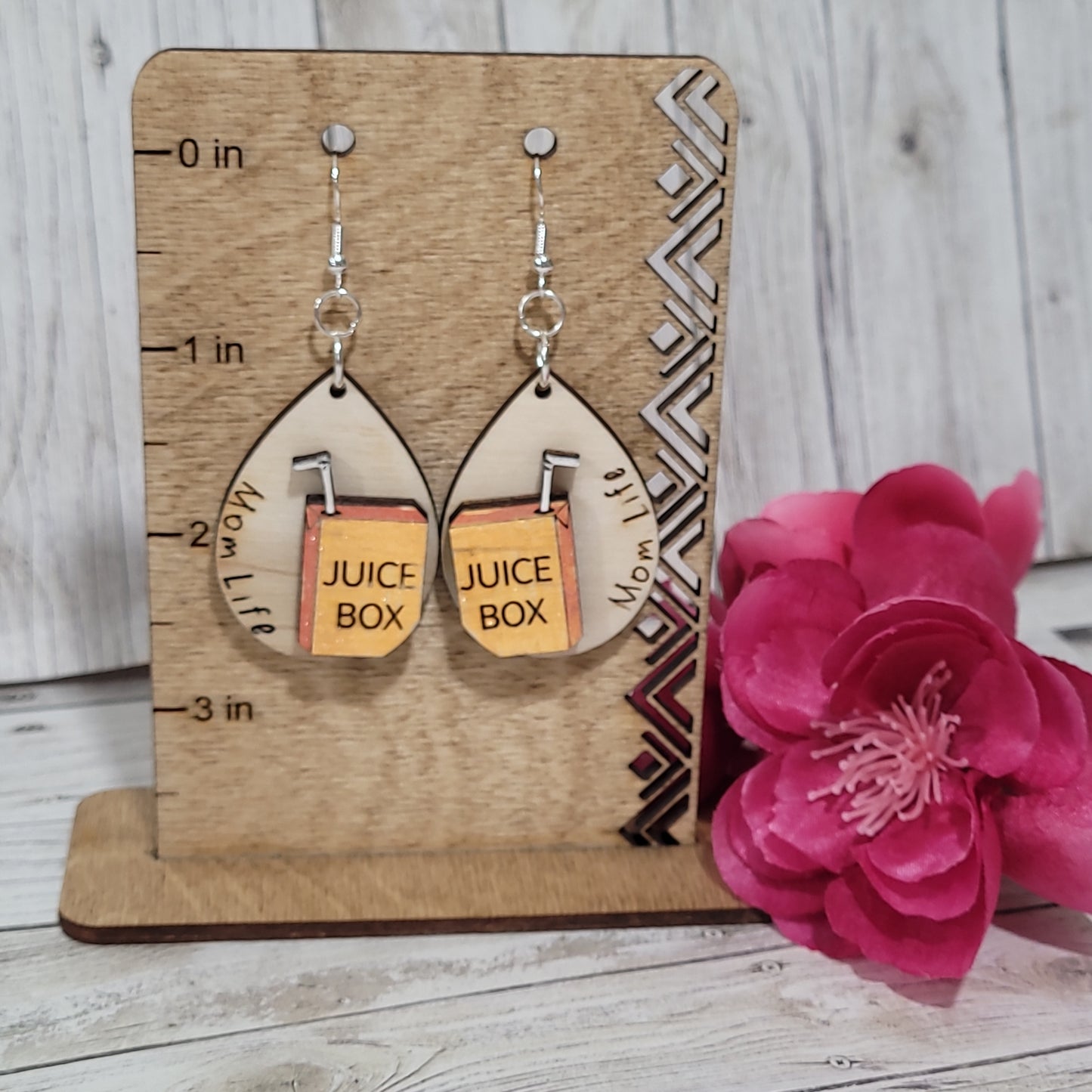 Mom Life Earrings/Juice Box Earrings