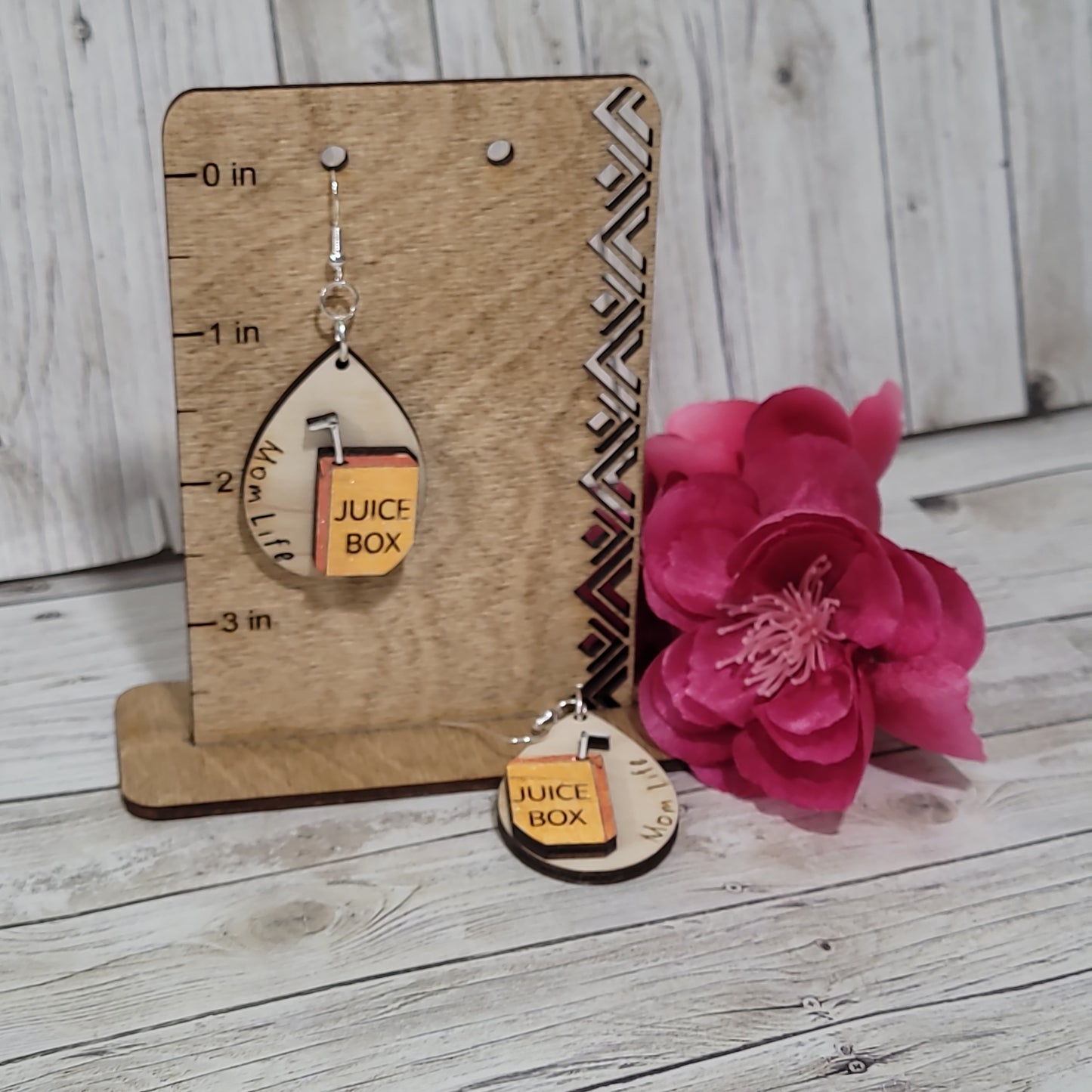 Mom Life Earrings/Juice Box Earrings
