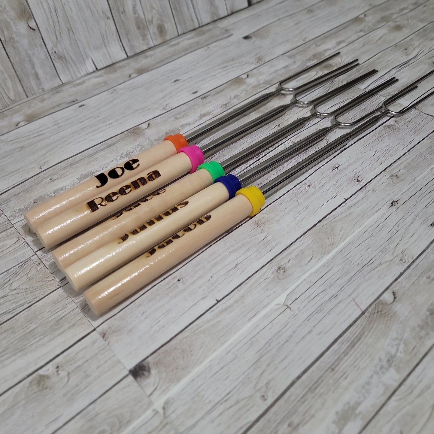 Personalized S'more sticks