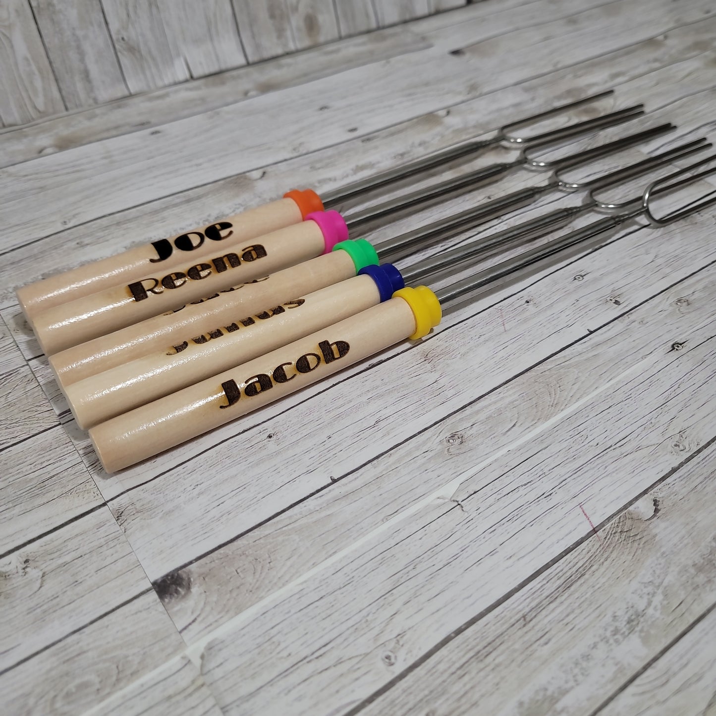 Personalized S'more sticks