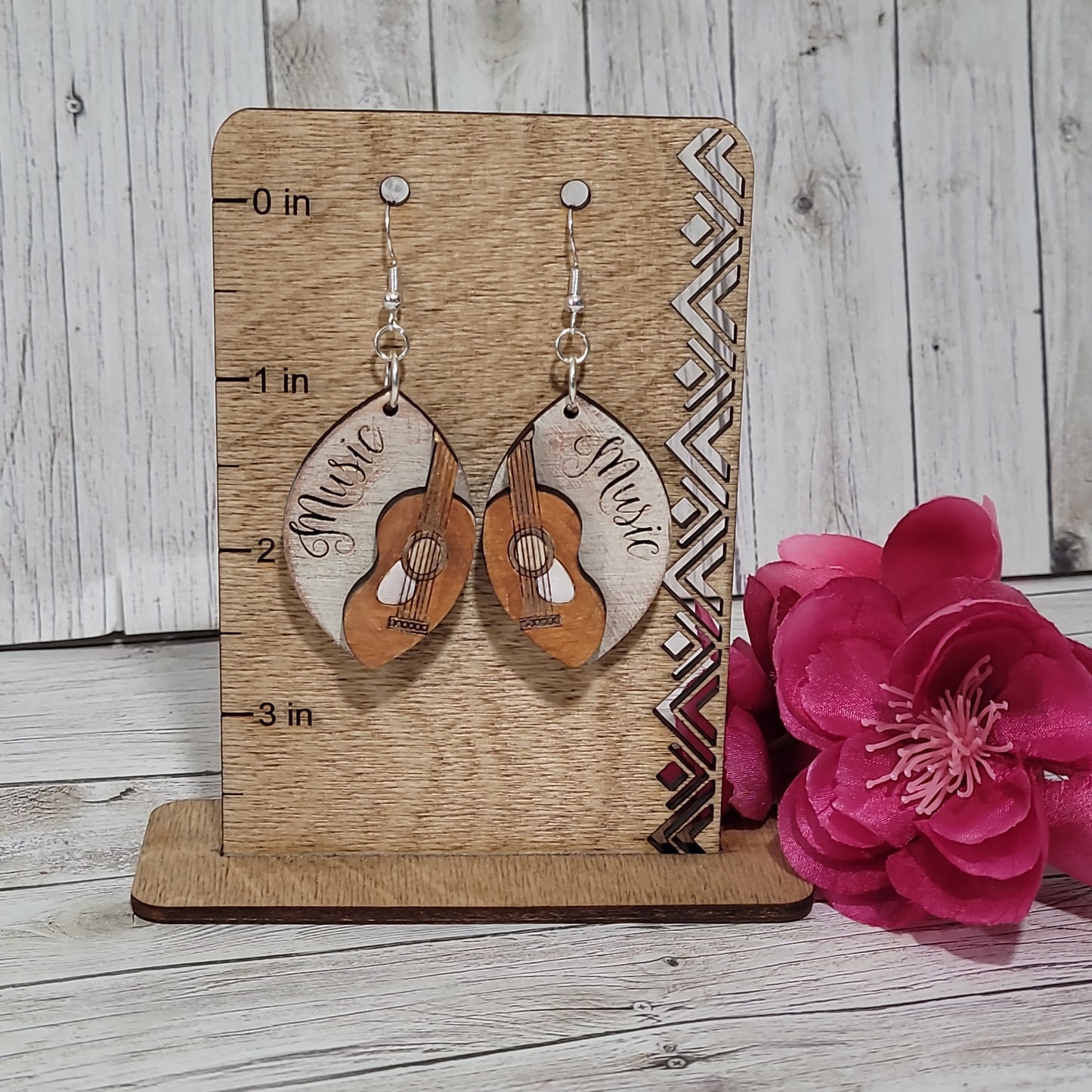 Guitar Earrings, Music Earrings