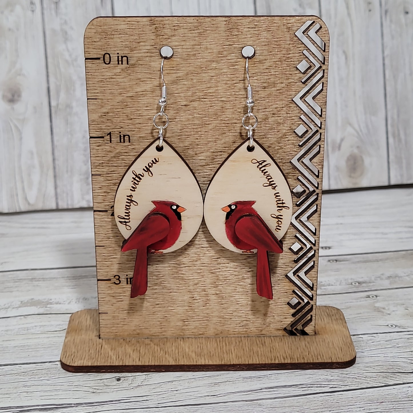 Cardinal Earrings, Always With You Earrings