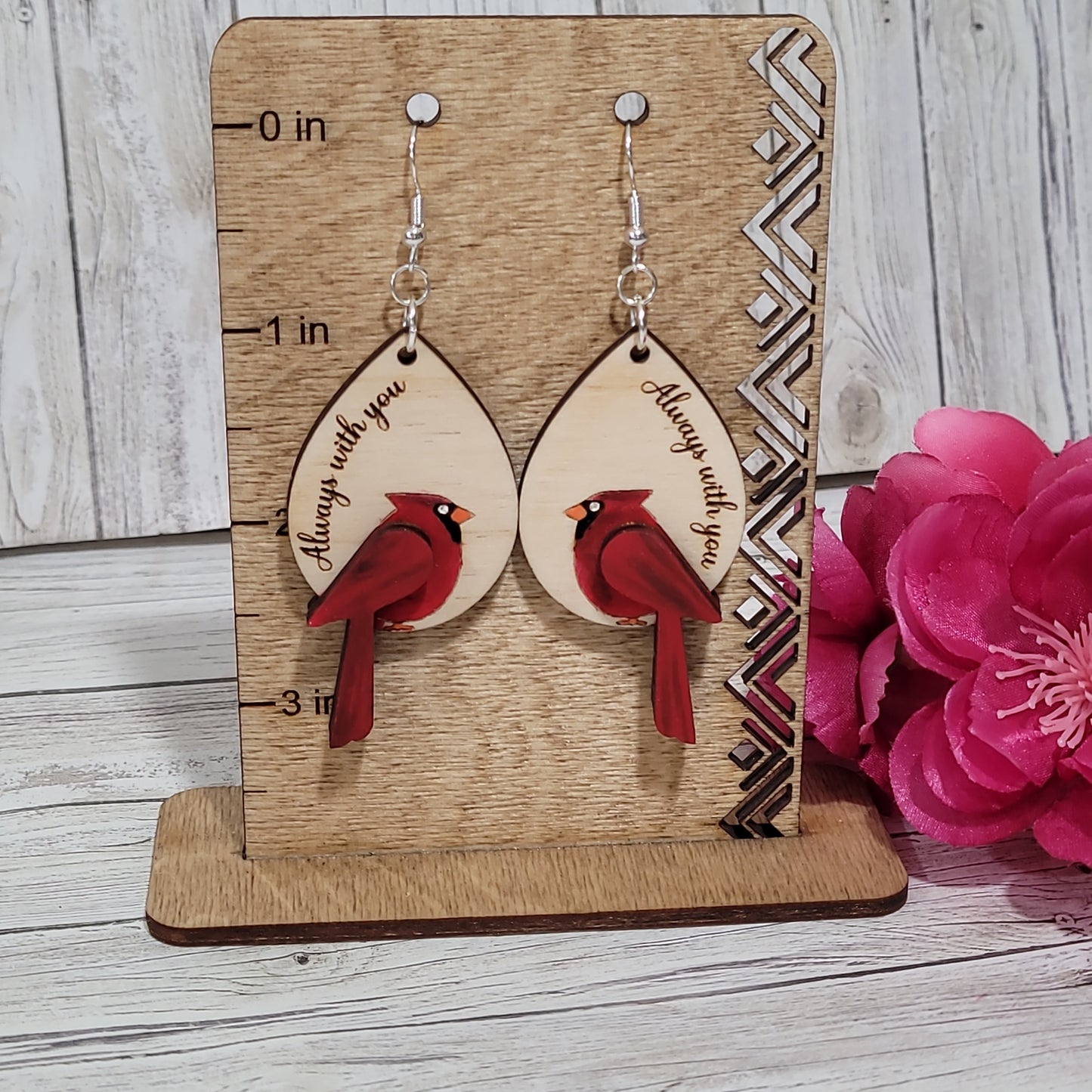 Cardinal Earrings, Always With You Earrings