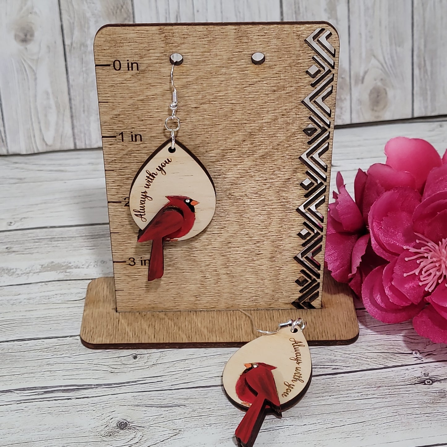 Cardinal Earrings, Always With You Earrings