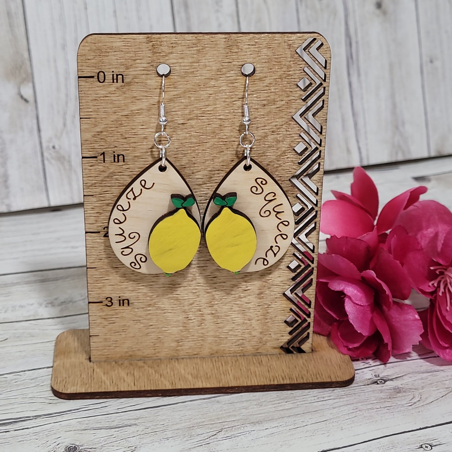 Lemon Earrings, Fresh Lemon Squeeze Earrings
