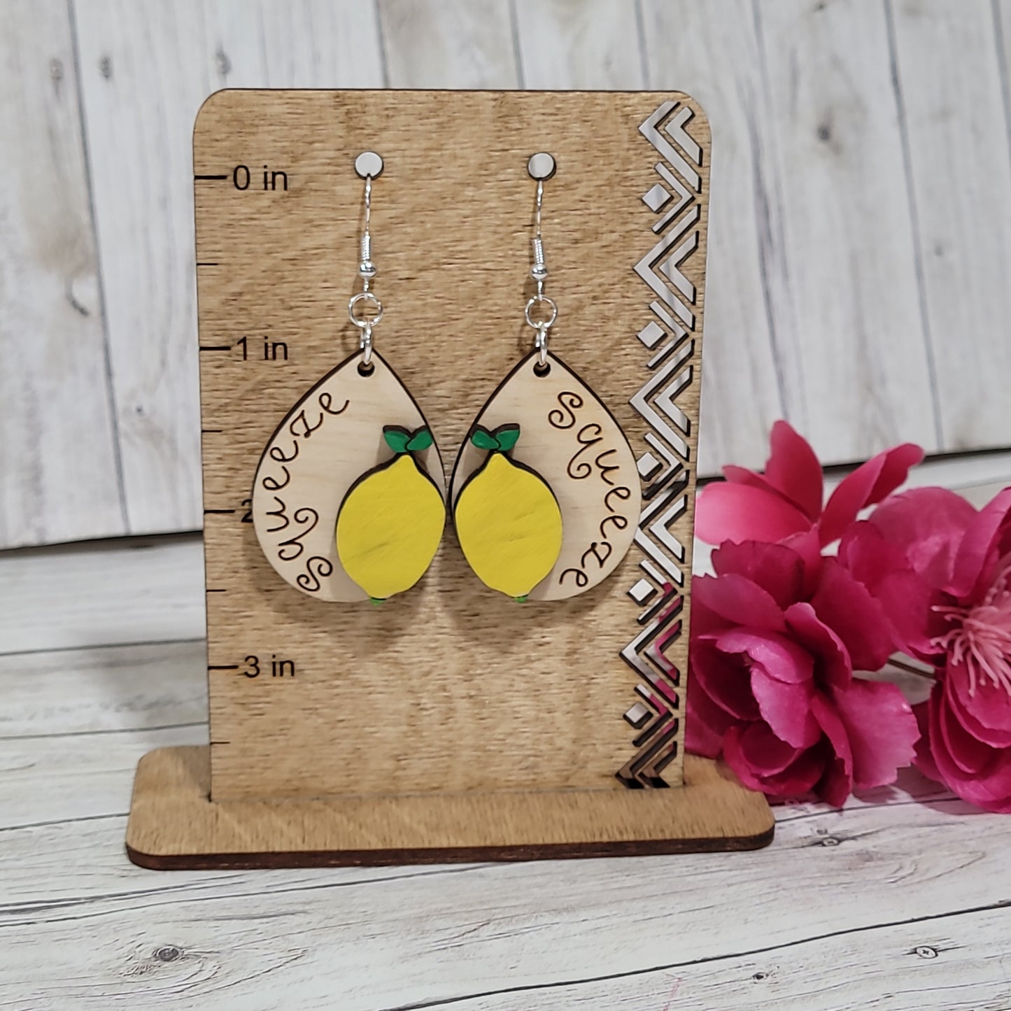 Lemon Earrings, Fresh Lemon Squeeze Earrings