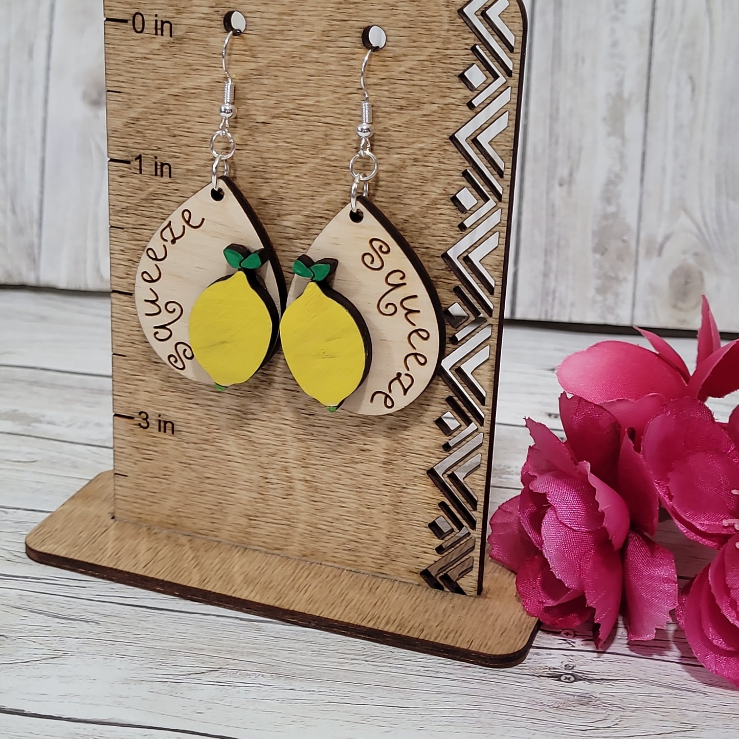 Lemon Earrings, Fresh Lemon Squeeze Earrings