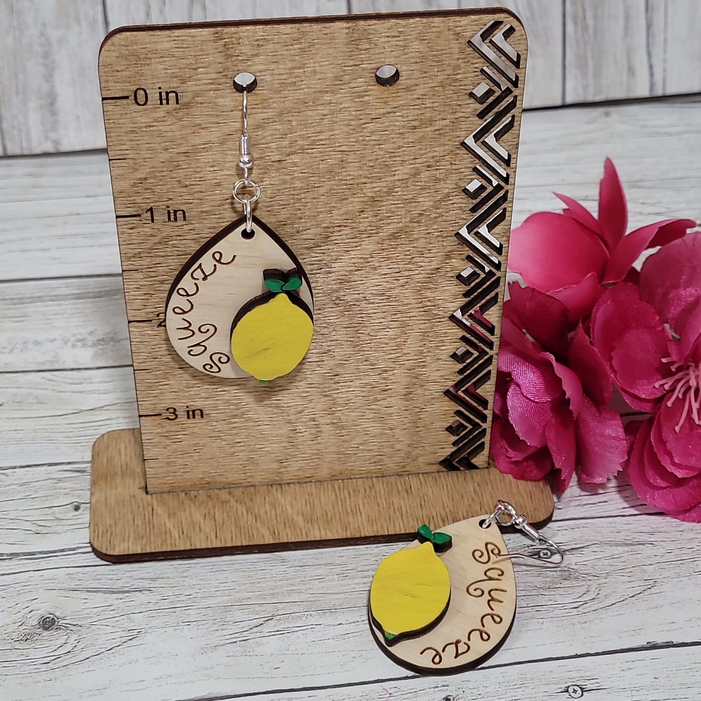 Lemon Earrings, Fresh Lemon Squeeze Earrings