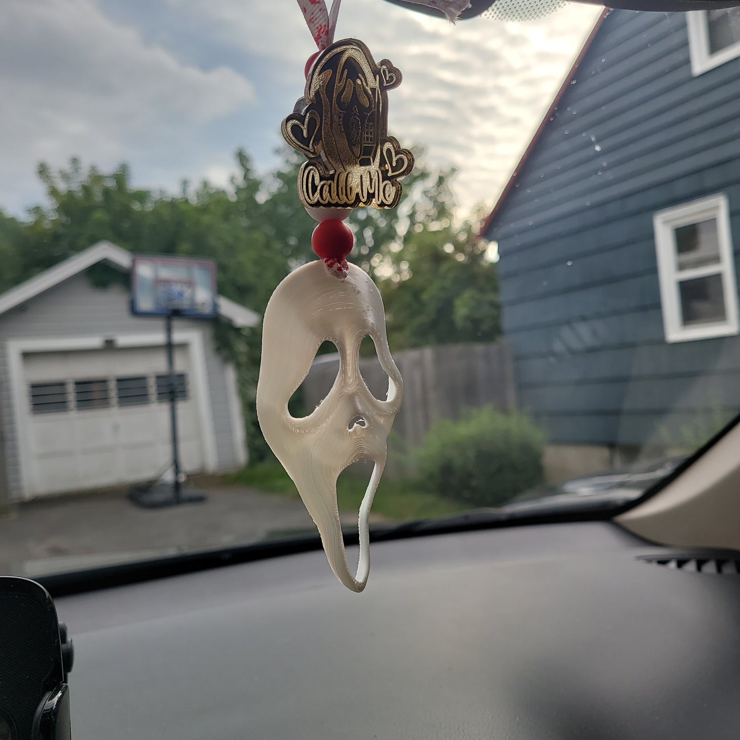 Ghost Face car freshener