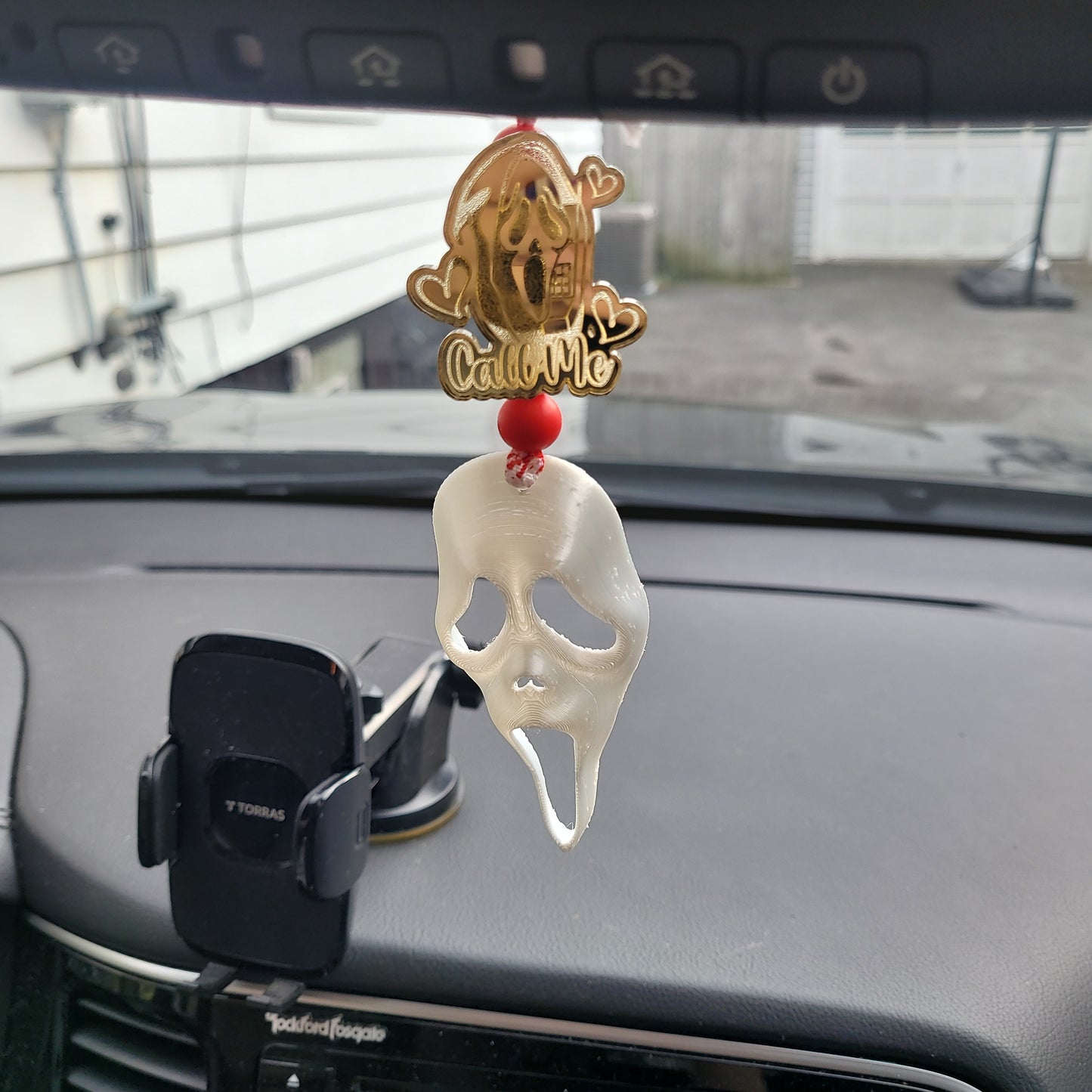 Ghost Face car freshener