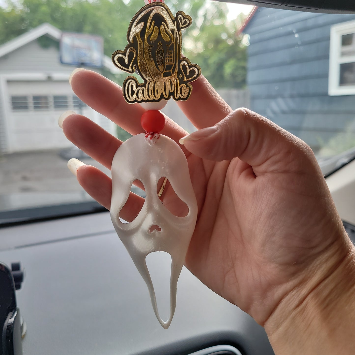 Ghost Face car freshener
