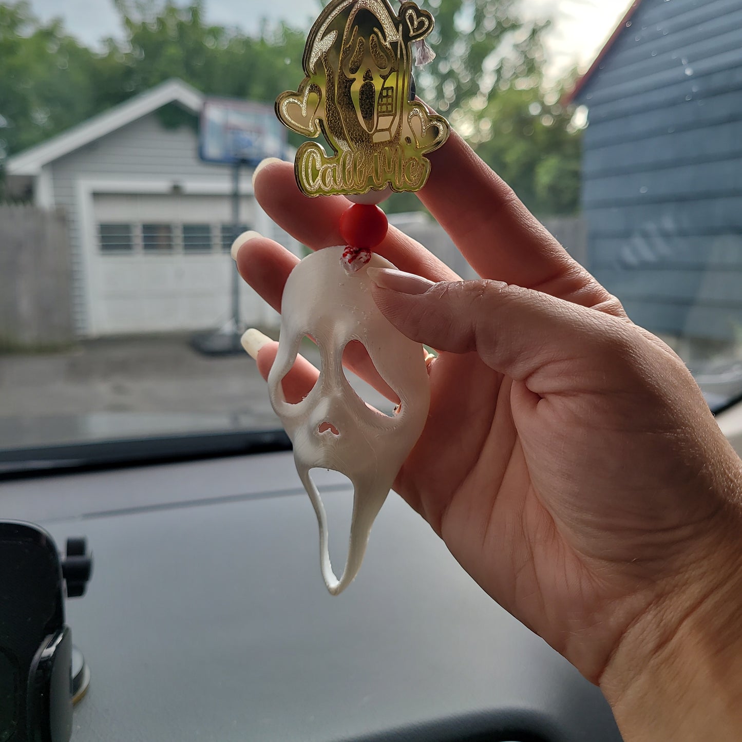 Ghost Face car freshener