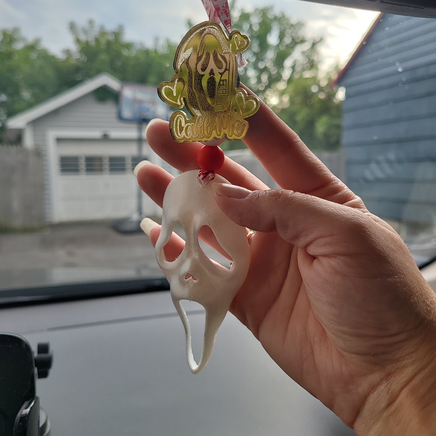 Ghost Face car freshener