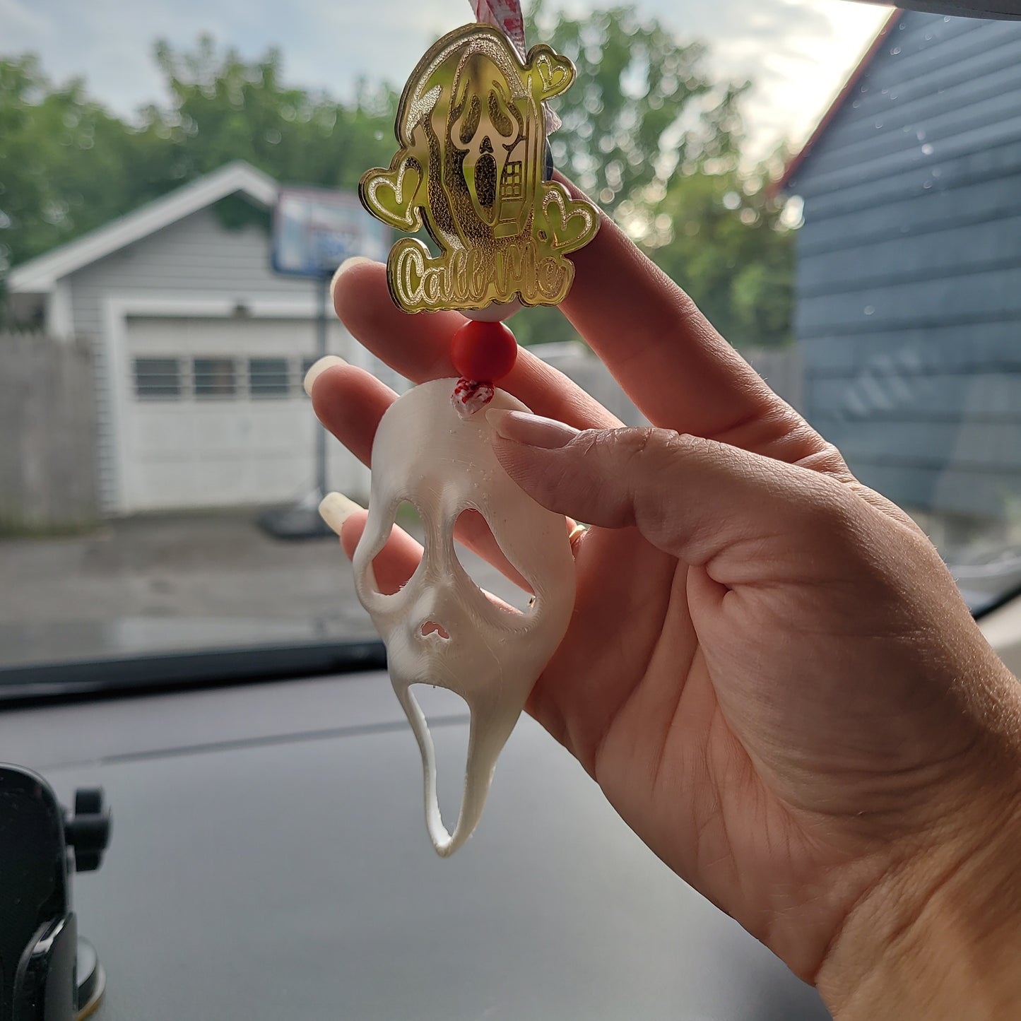 Ghost Face car freshener