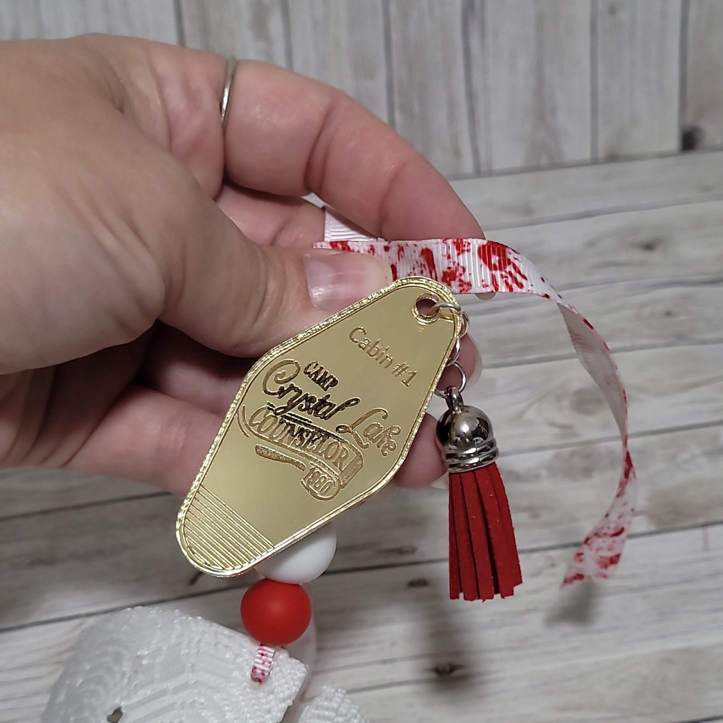 Camp crystal Lake car freshener/Jason Voorhees Review Mirror Charm