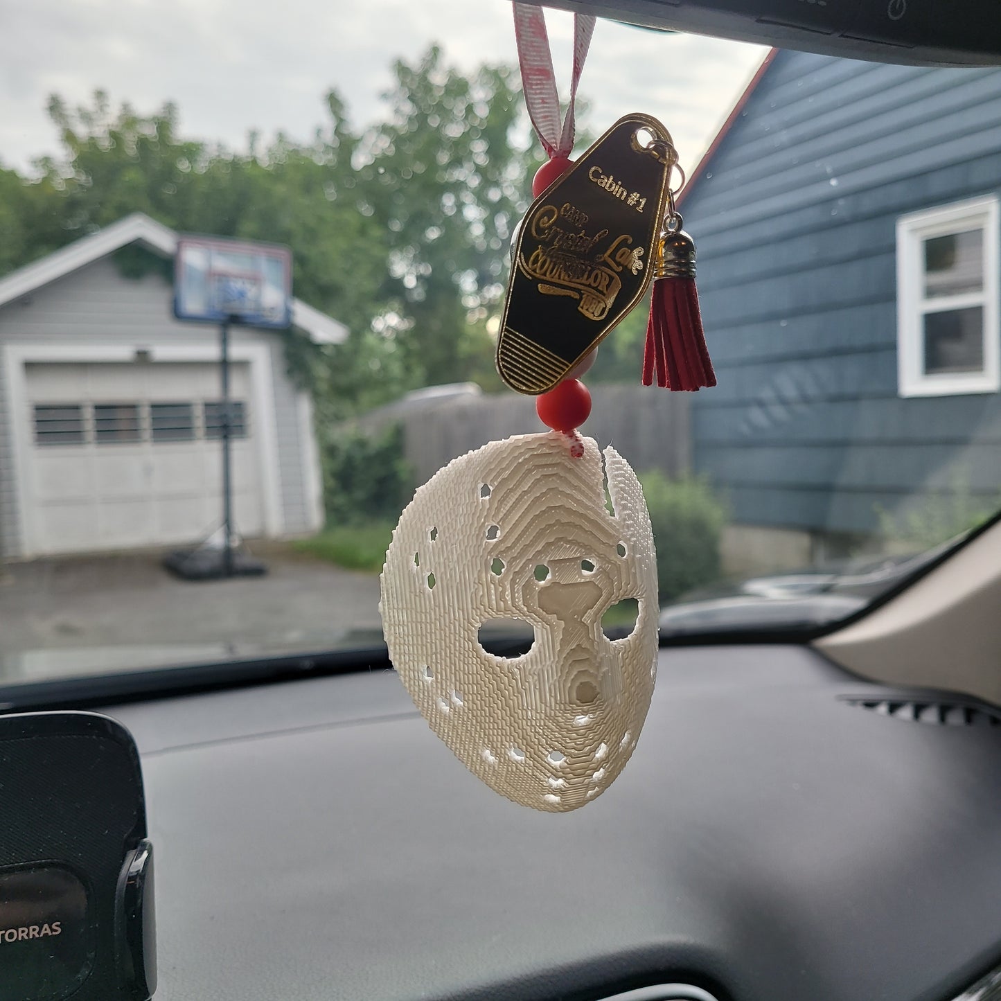 Camp crystal Lake car freshener/Jason Voorhees Review Mirror Charm