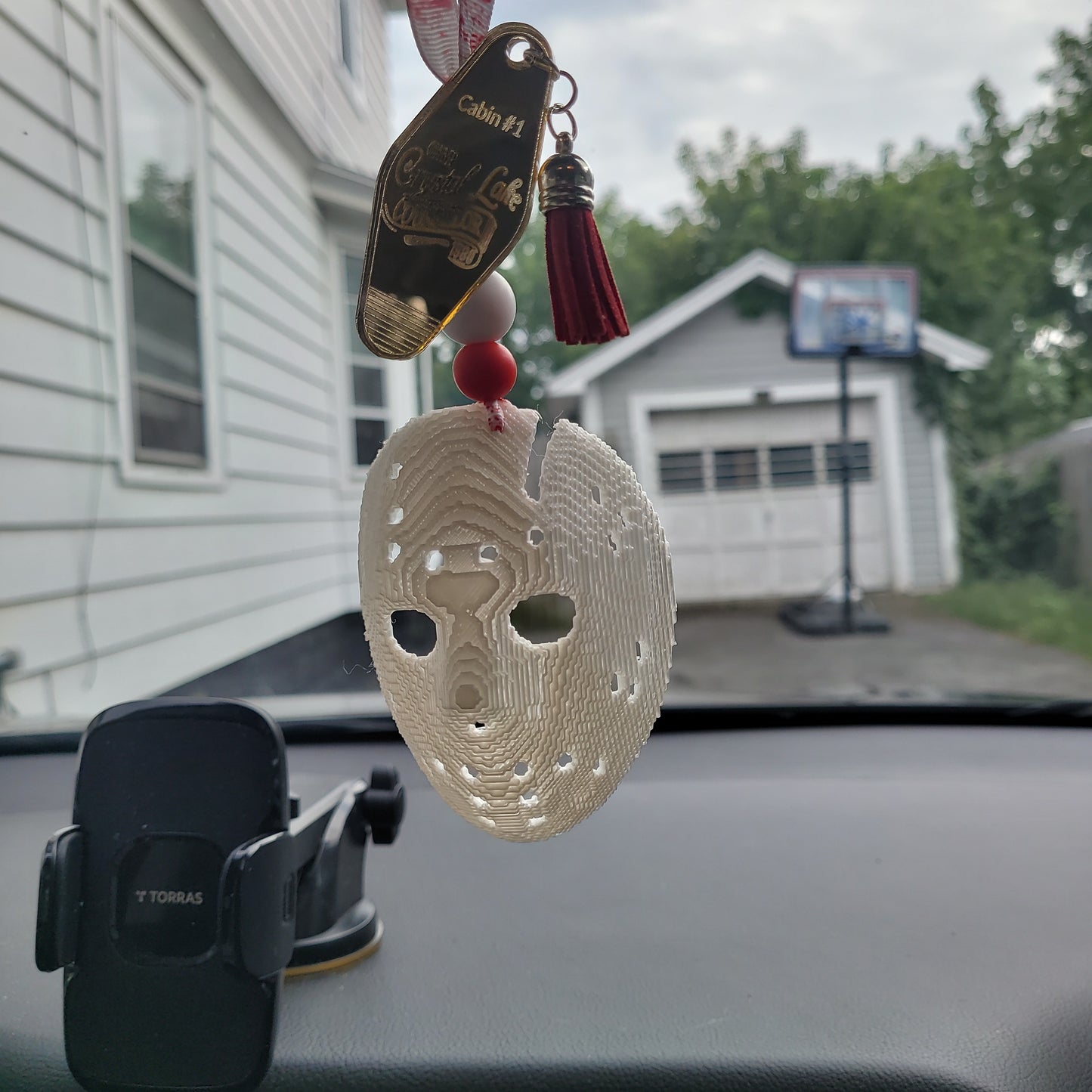 Camp crystal Lake car freshener/Jason Voorhees Review Mirror Charm