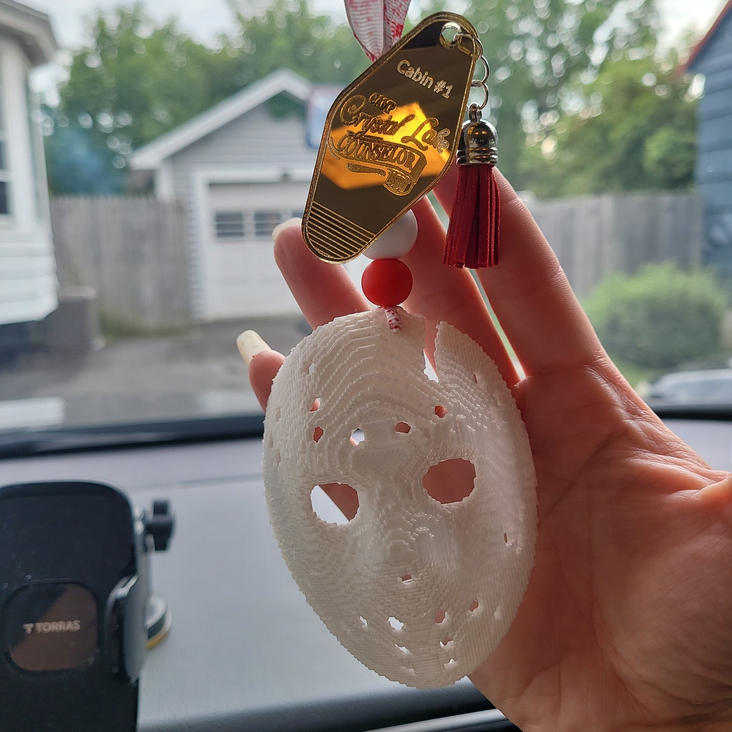 Camp crystal Lake car freshener/Jason Voorhees Review Mirror Charm