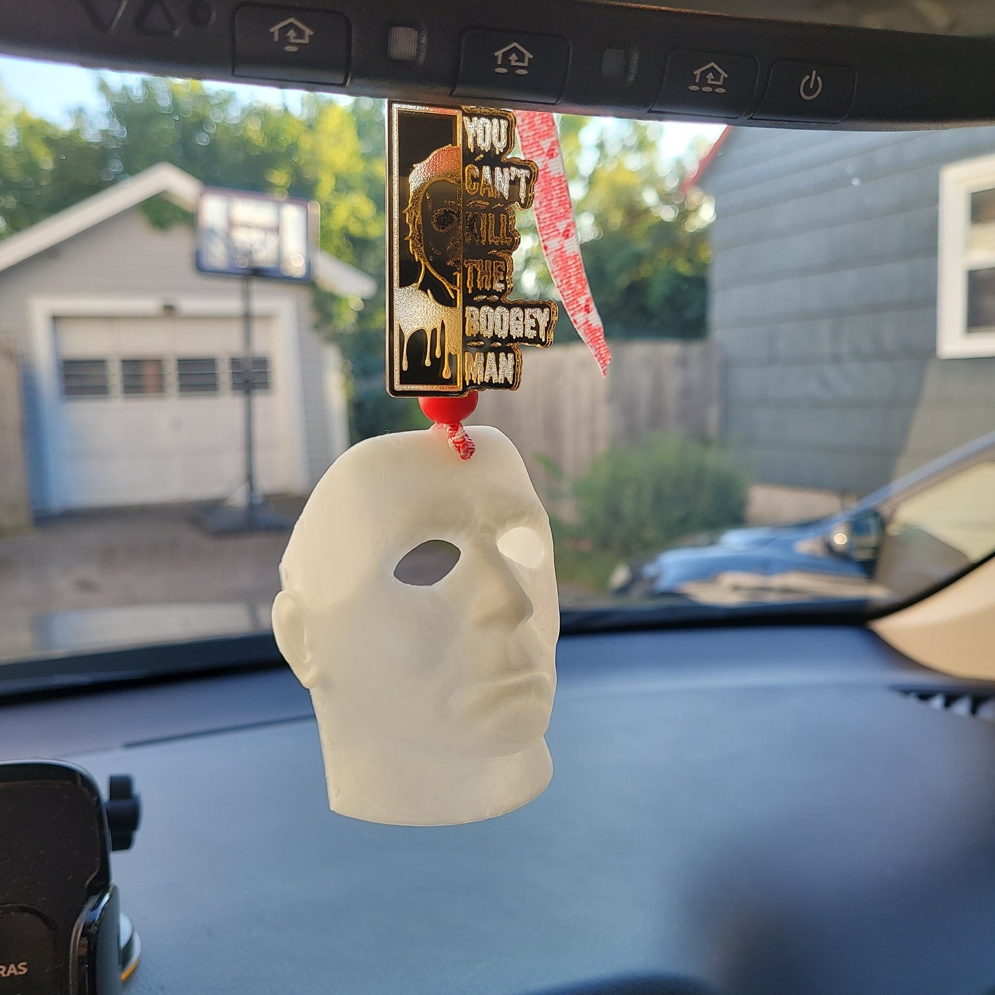 Halloween Review Mirror Charm/ Michael Myers Car Freshener