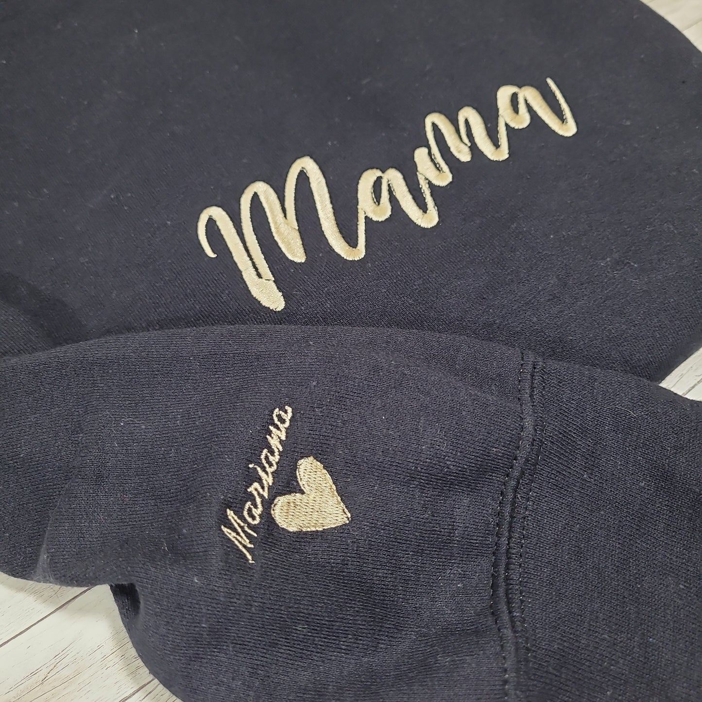 Personalized Mama Embroidered Sweatshirt – Custom Kids’ Names