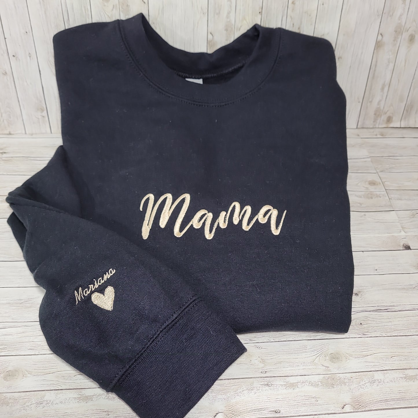 Personalized Mama Embroidered Sweatshirt – Custom Kids’ Names